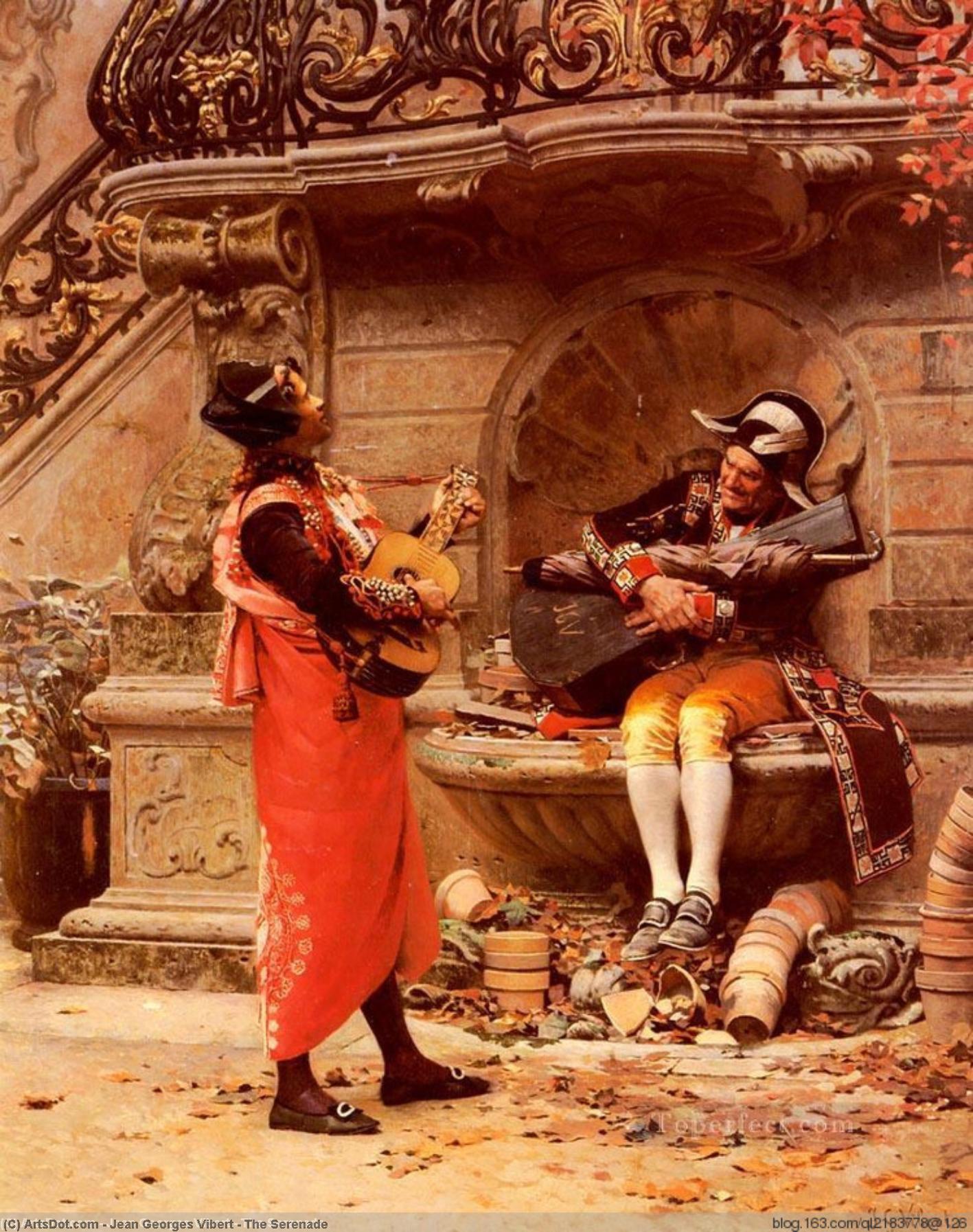 The Serenade — Jehan Georges Vibert