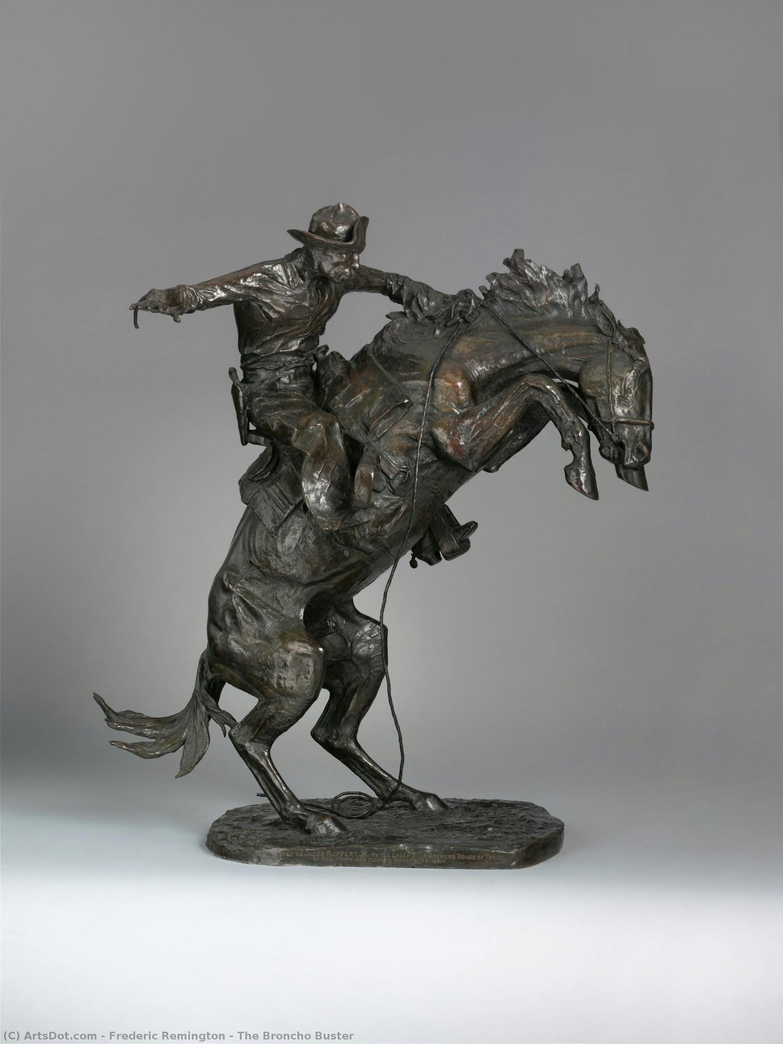 The Broncho Buster — Frederik Remington