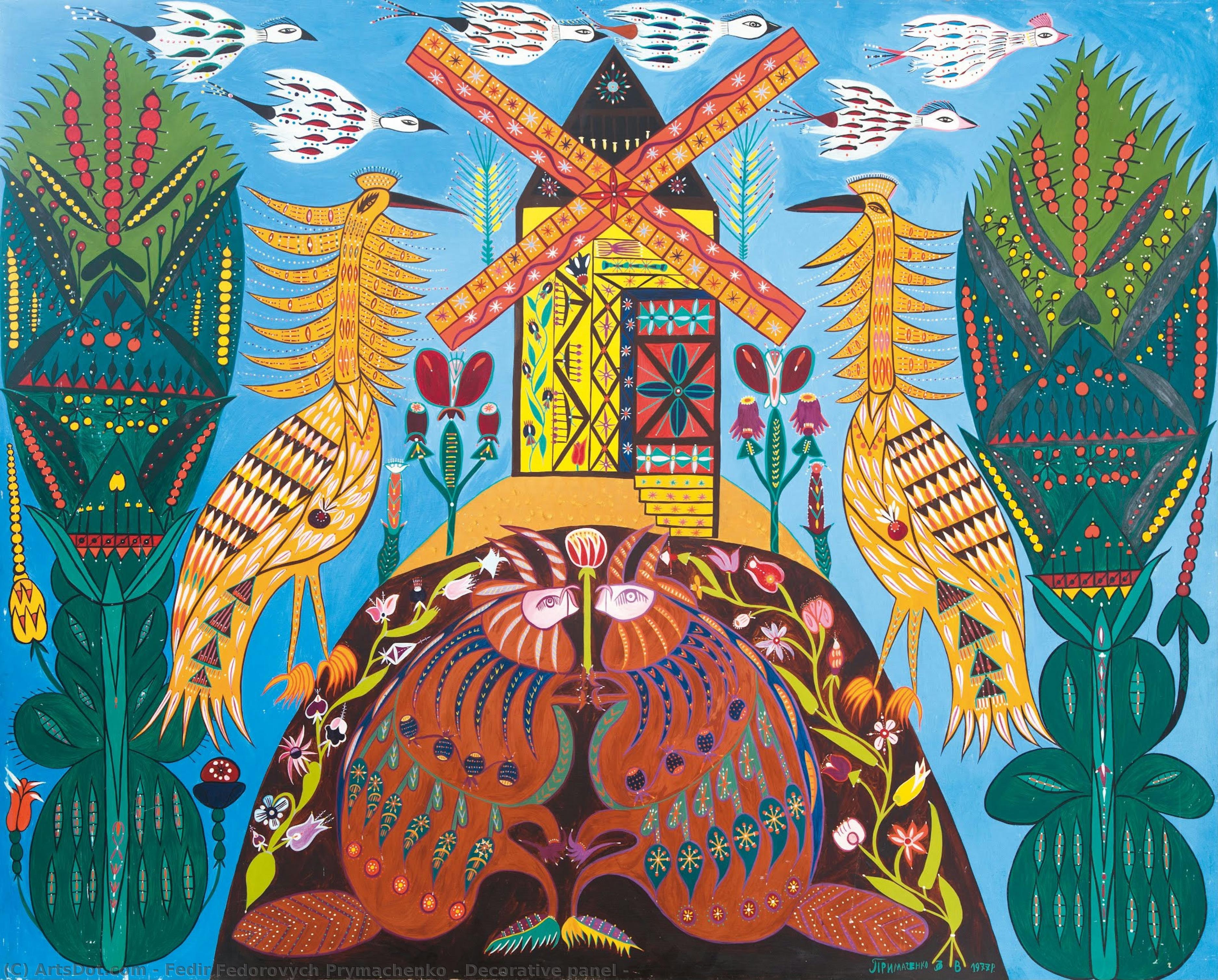 Decorative Panel — Fedir Fedorovych Prymachenko