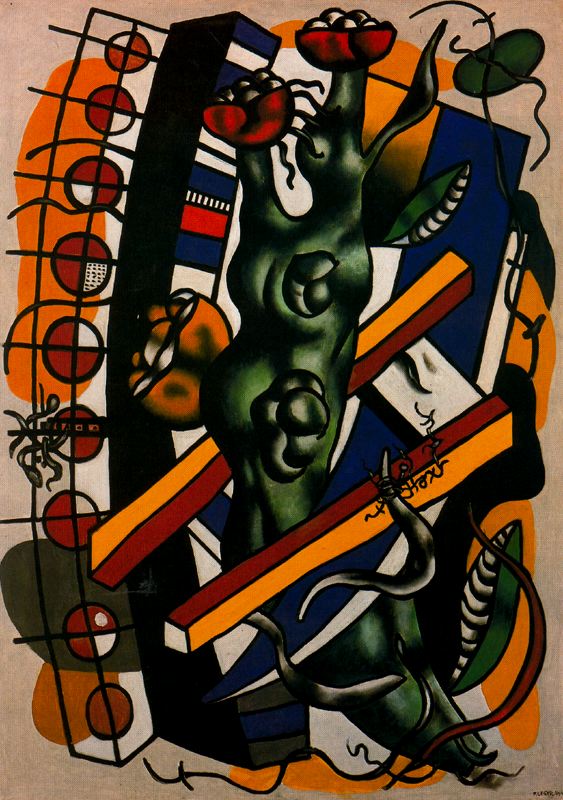 The Tree On The Stairs — Fernand Léger