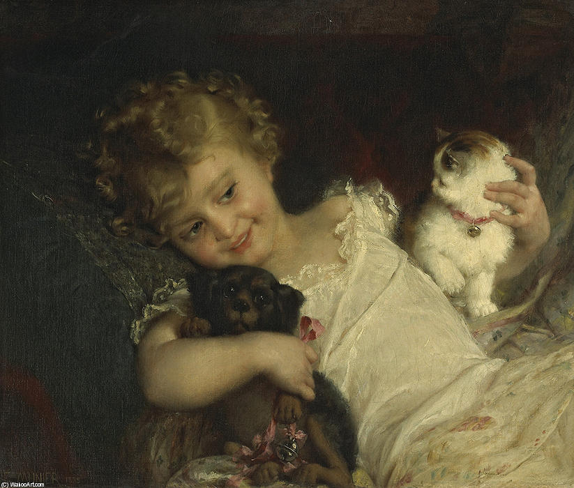 Childhood Friends — Émile Munier