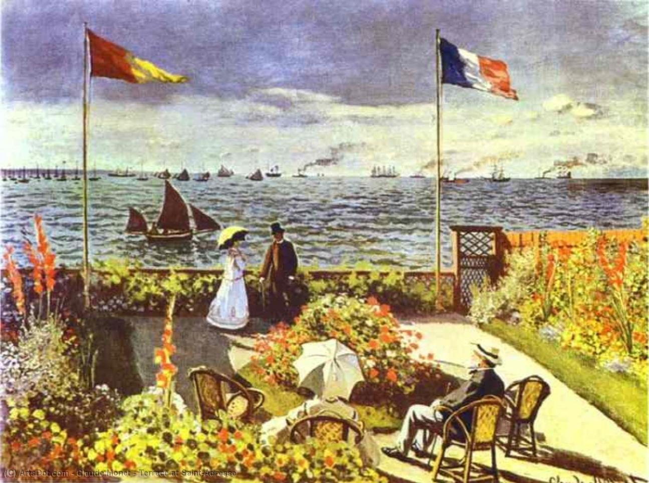 Terrazza A Saint-adresse — Claude Monet
