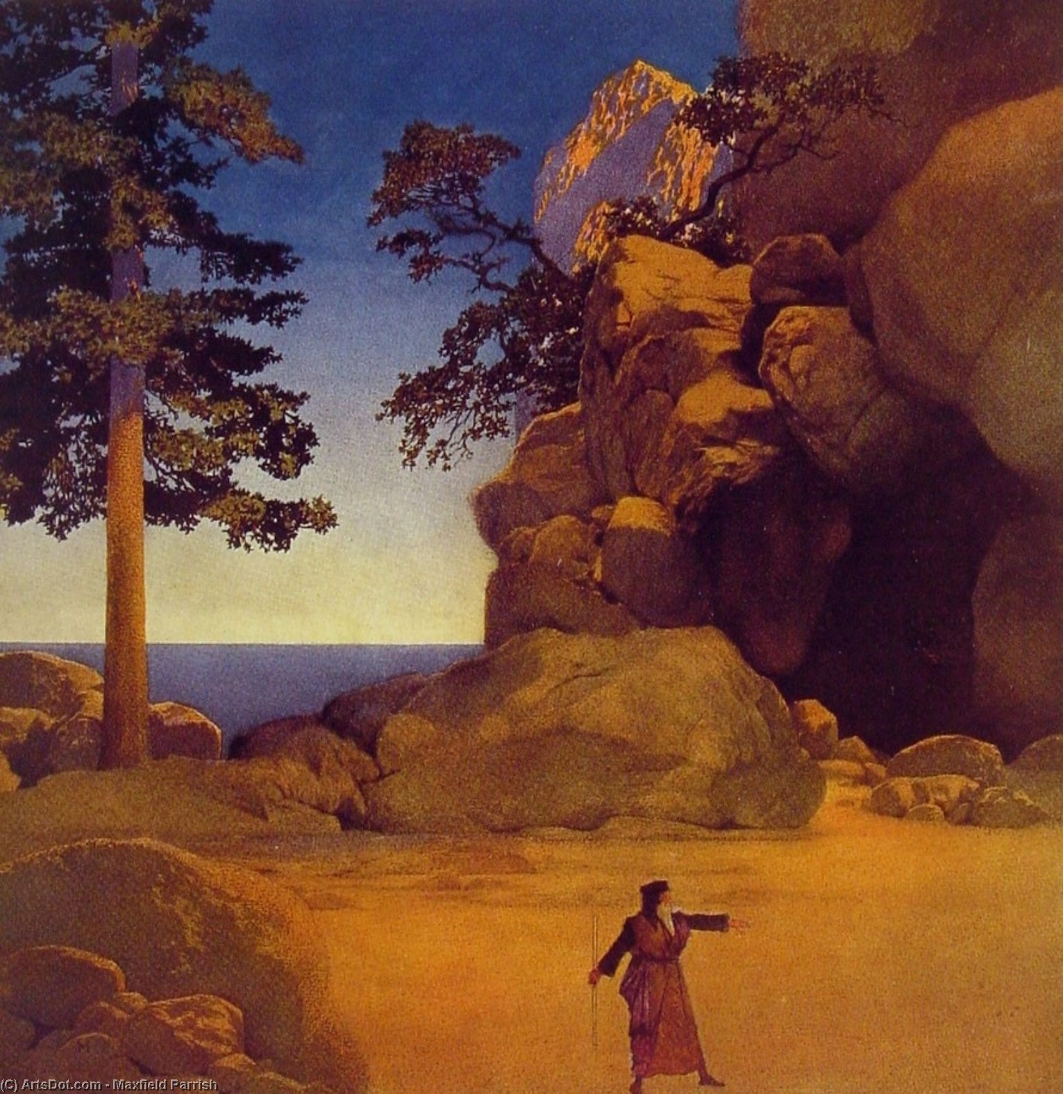 A Strong-based Promontory — Maxfield Parrish
