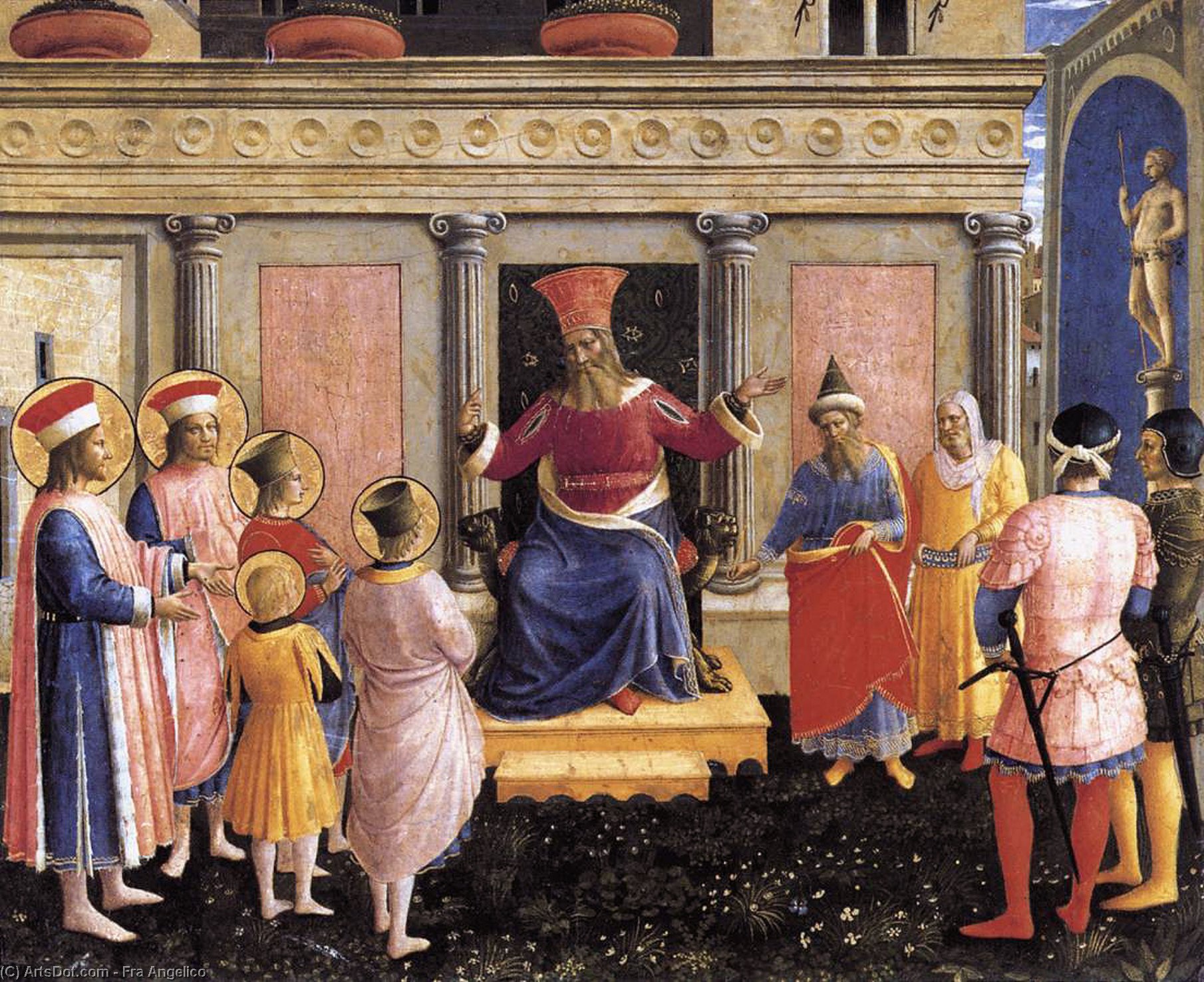 De Aankondiging (fra Angelico, Madrid) — Fra Angelico