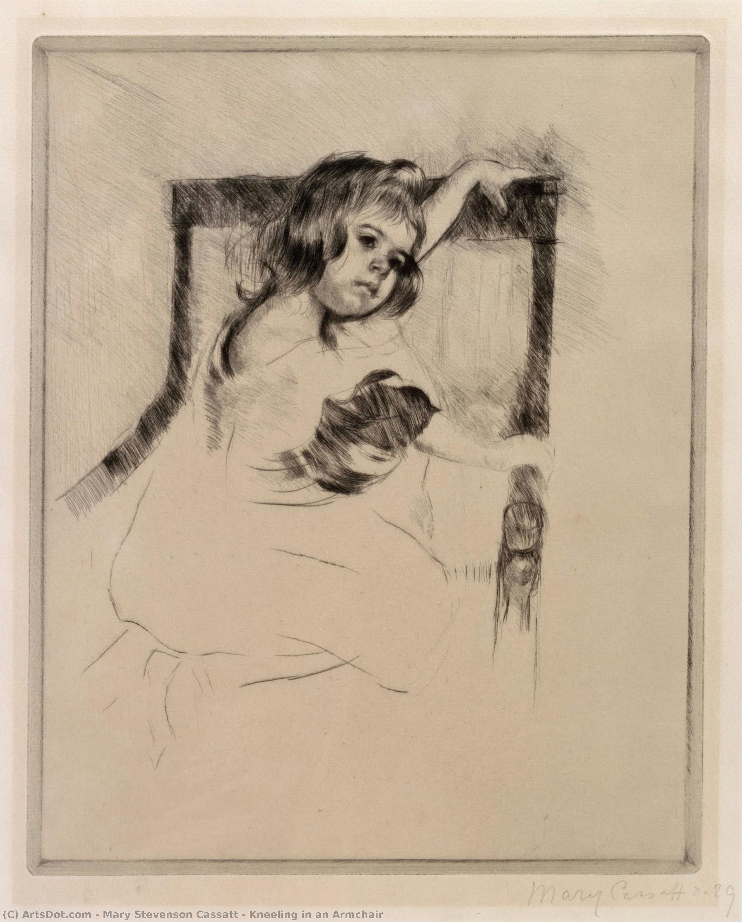 Sentada En Una Silla — Mary Stevenson Cassatt