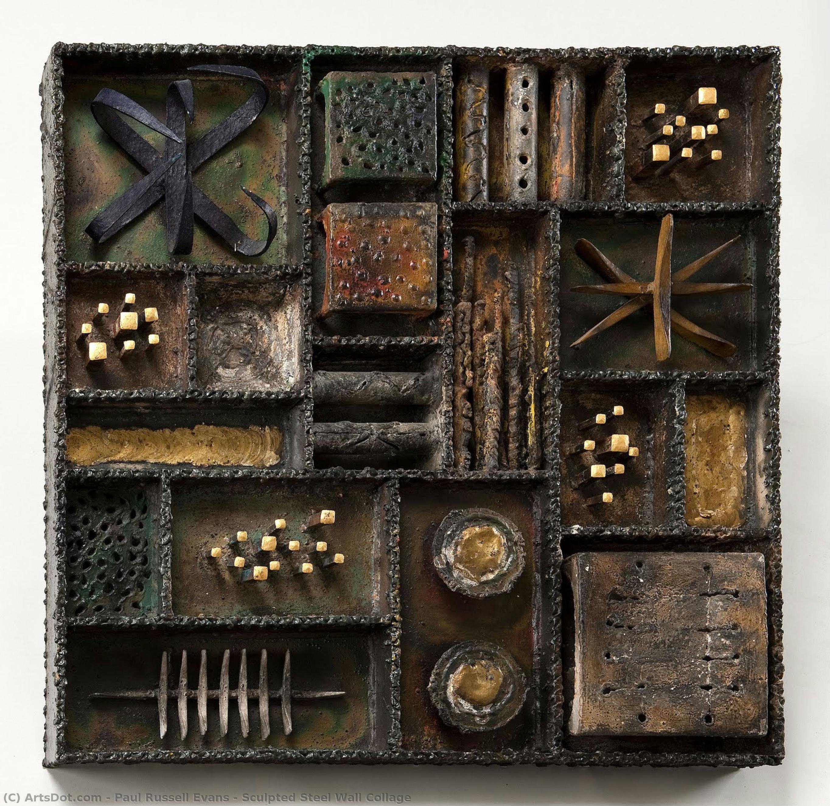 Sculpted Steel Wall Collage — Paul Russell Evans