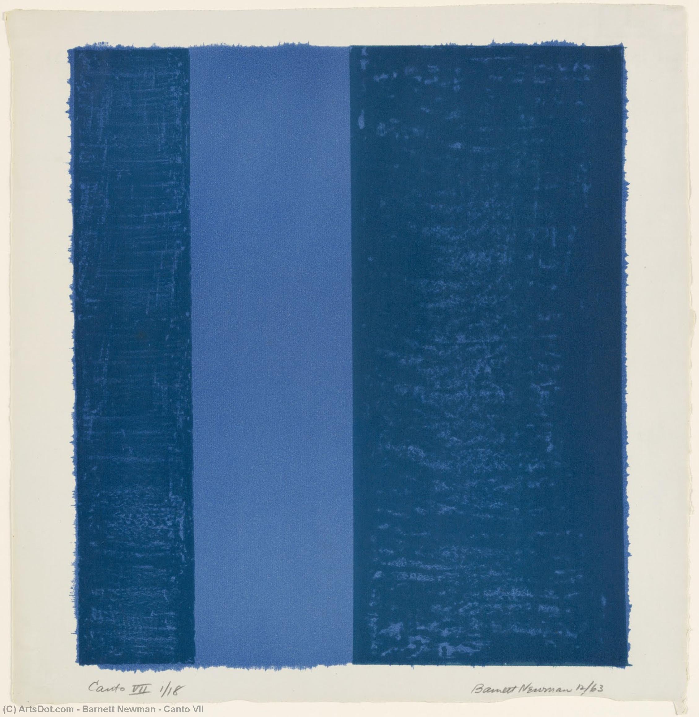 Canto Vii — Barnett Newman