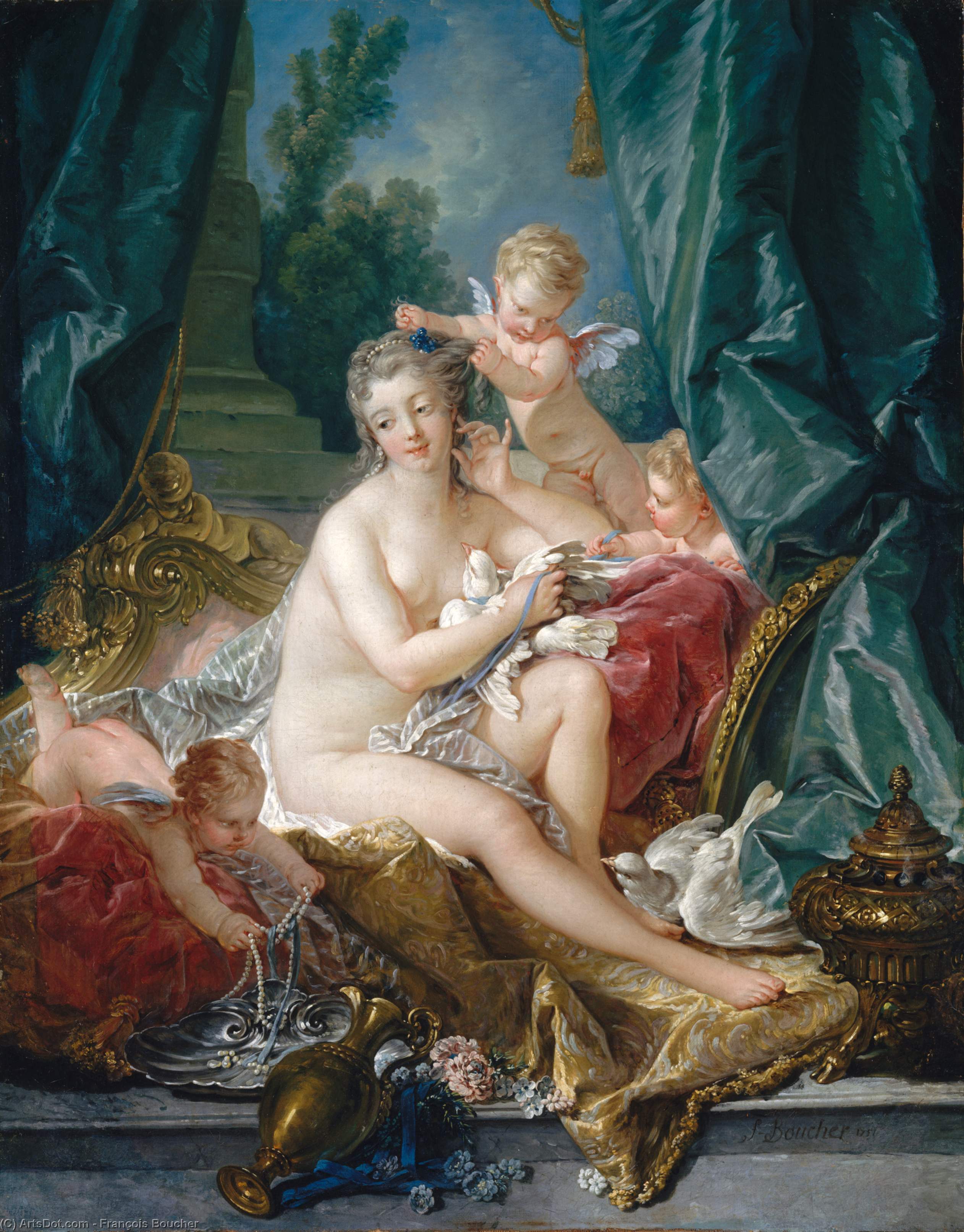 El Tocador De Venus — François Boucher