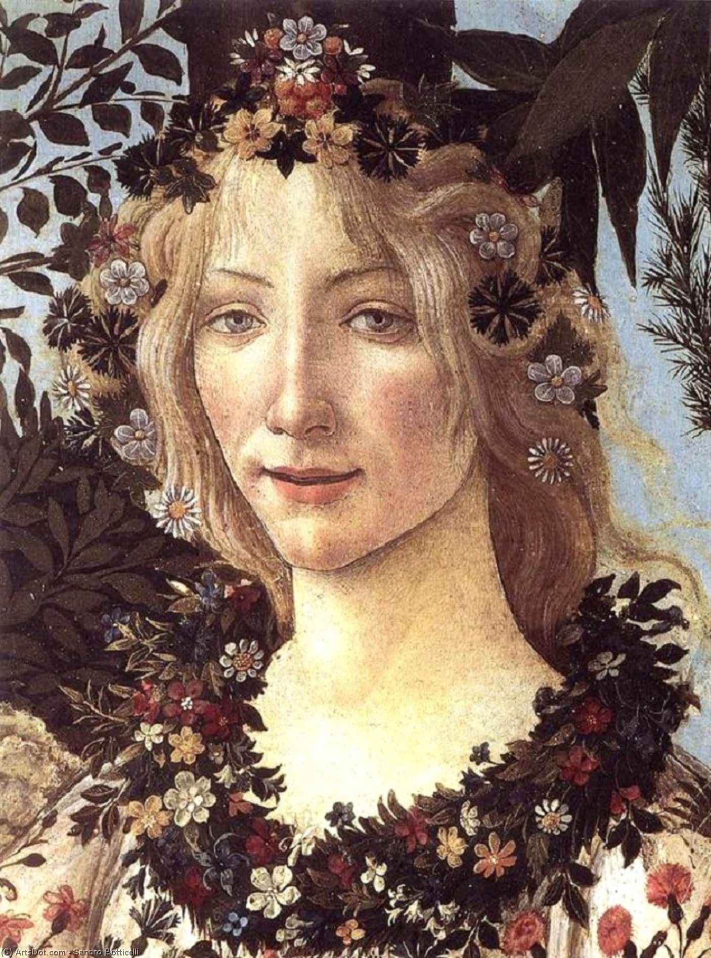 Primavera (detail) — Sandro Botticelli