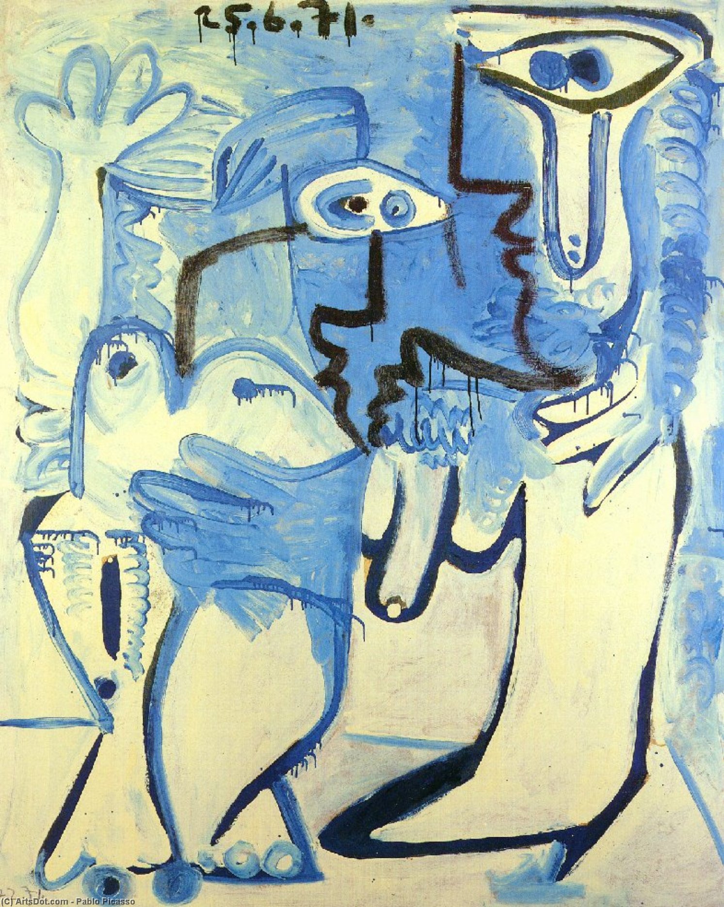 Mensch Und Frau — Pablo Picasso