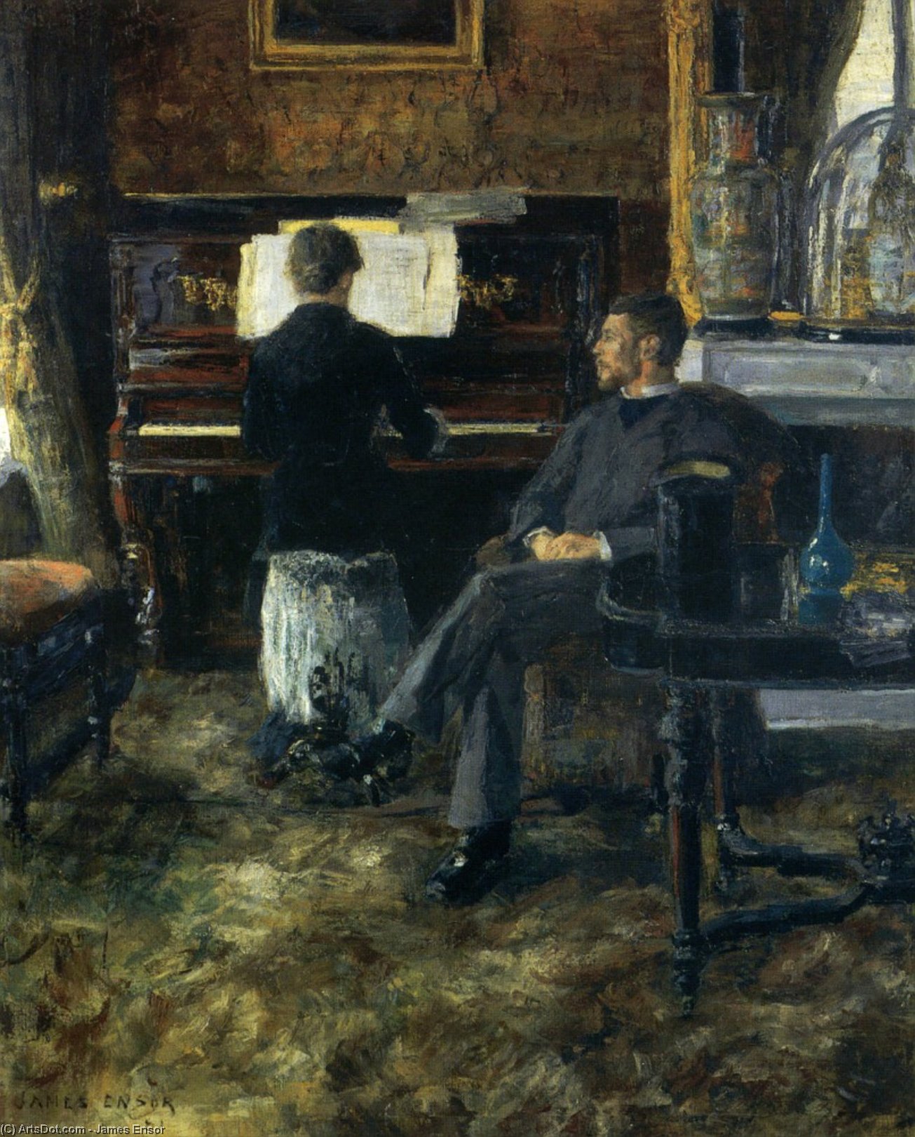 La Musique Russe — James Ensor