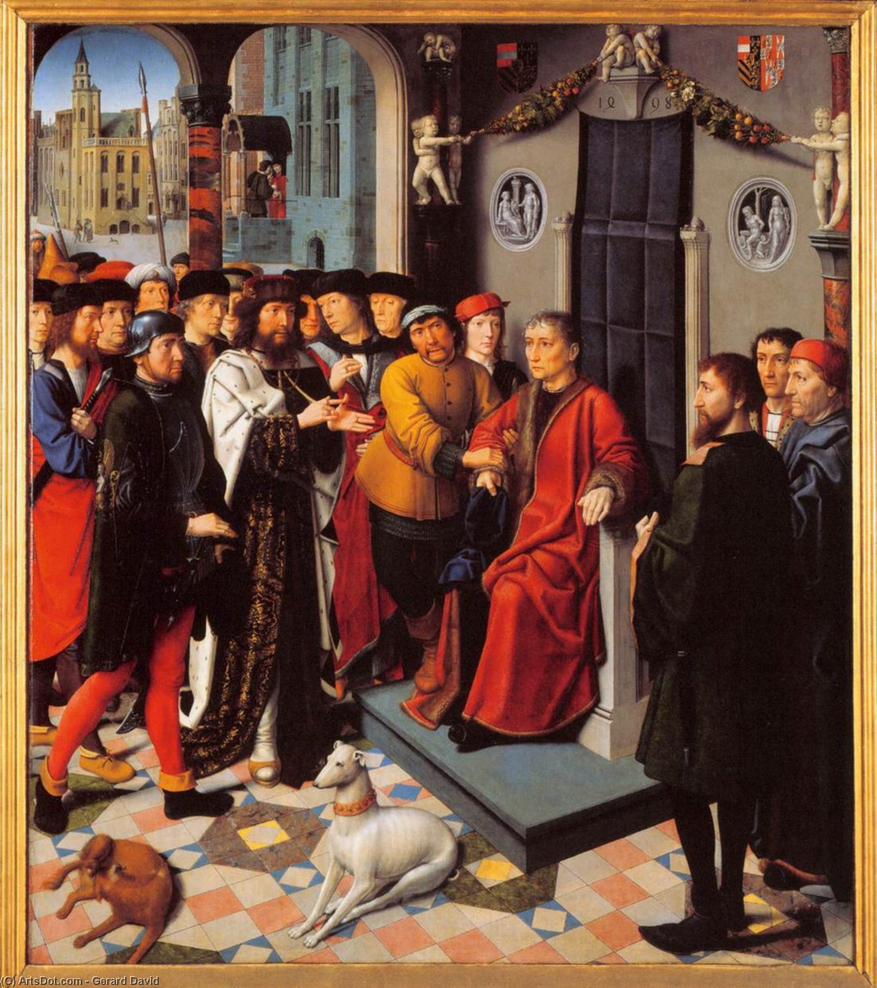 El Juicio De Cambises (panel Izquierdo) — Gerard David
