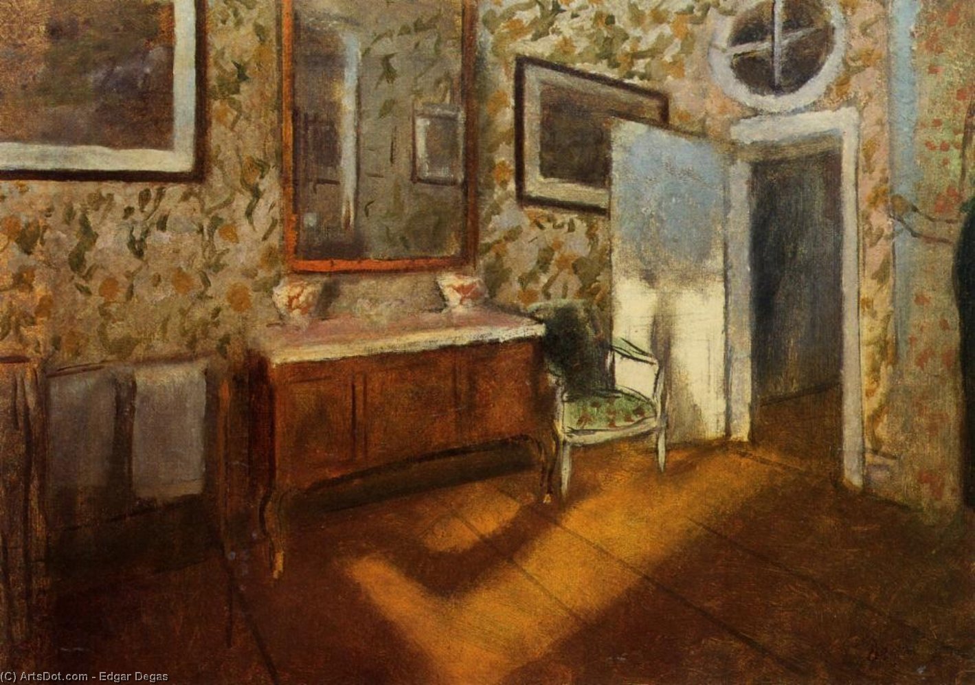 Interno A Menil-hubert — Hilaire-germain-edgar Degas