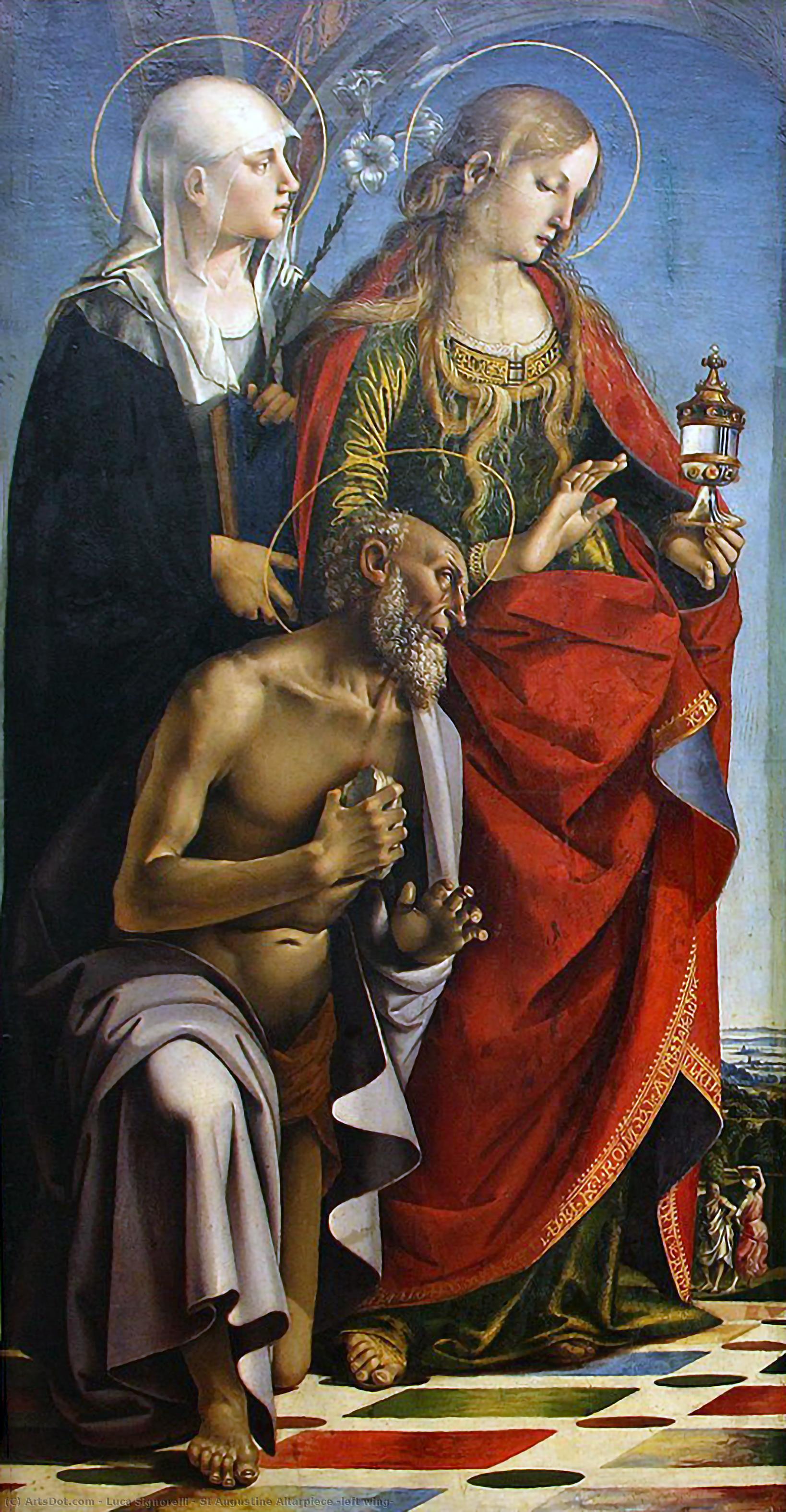 St Augustine Altarpiece (left Wing) — لوكا سيньوريلي
