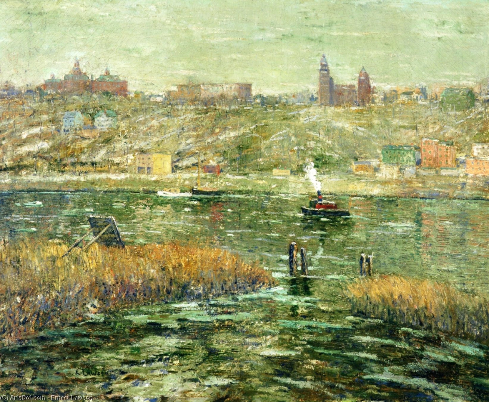 Harlem River — إرنست لوسون