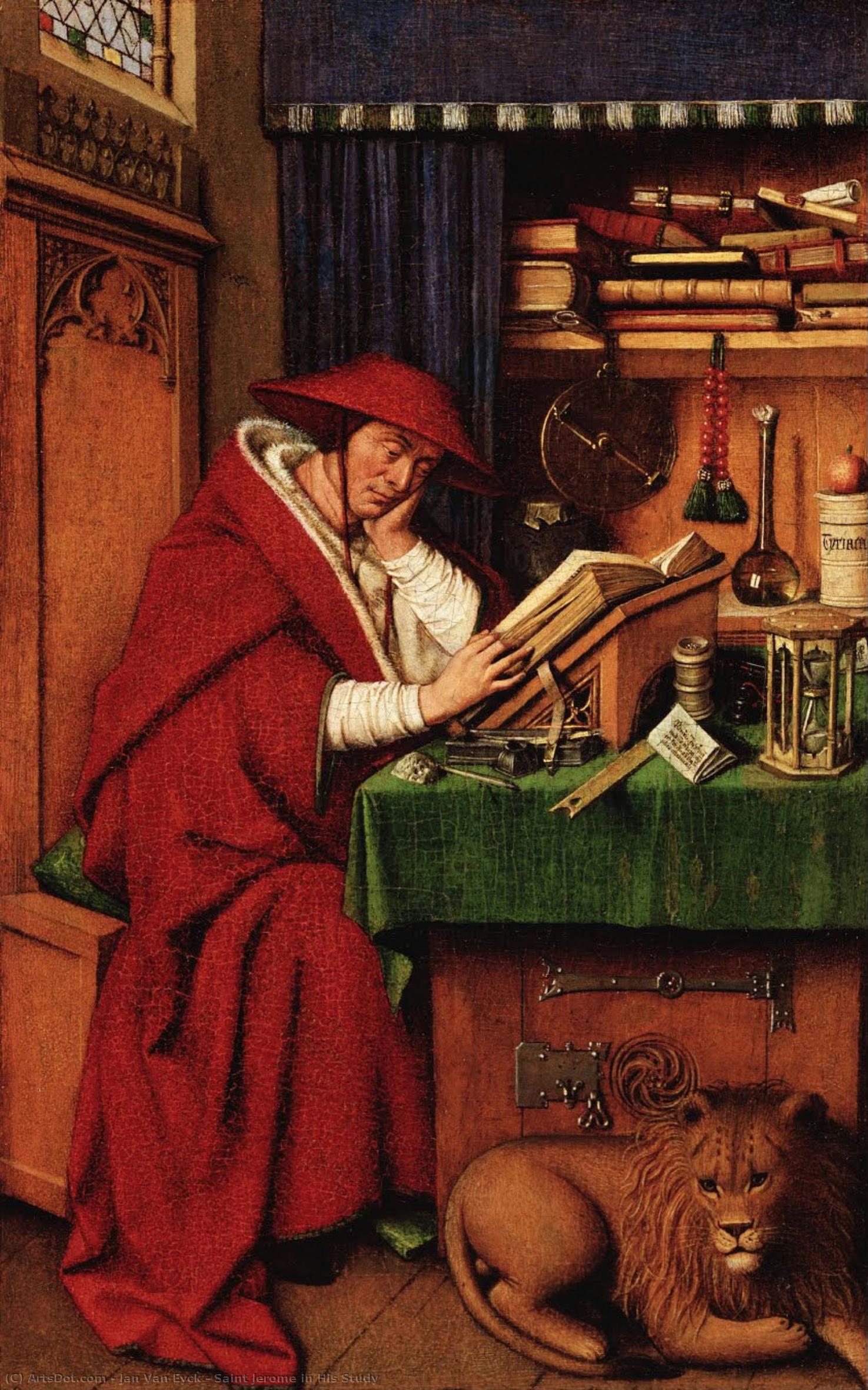 Saint Jerome In His Study — Jan Van Eyck