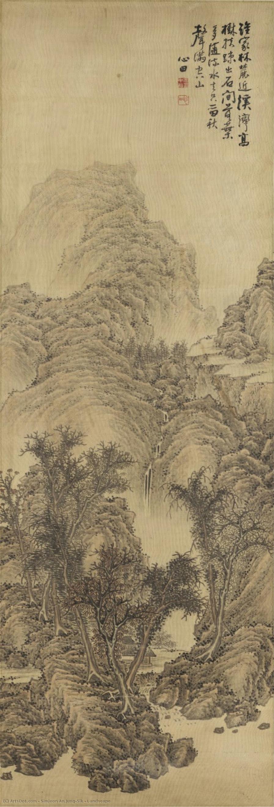 Landscape — Simjeon An Jung-sik
