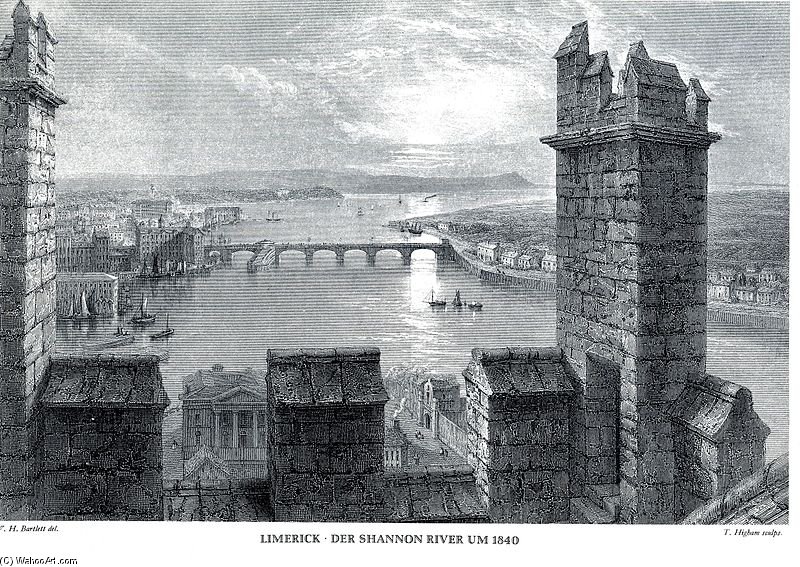 Limerick Stich — William Henry Bartlett