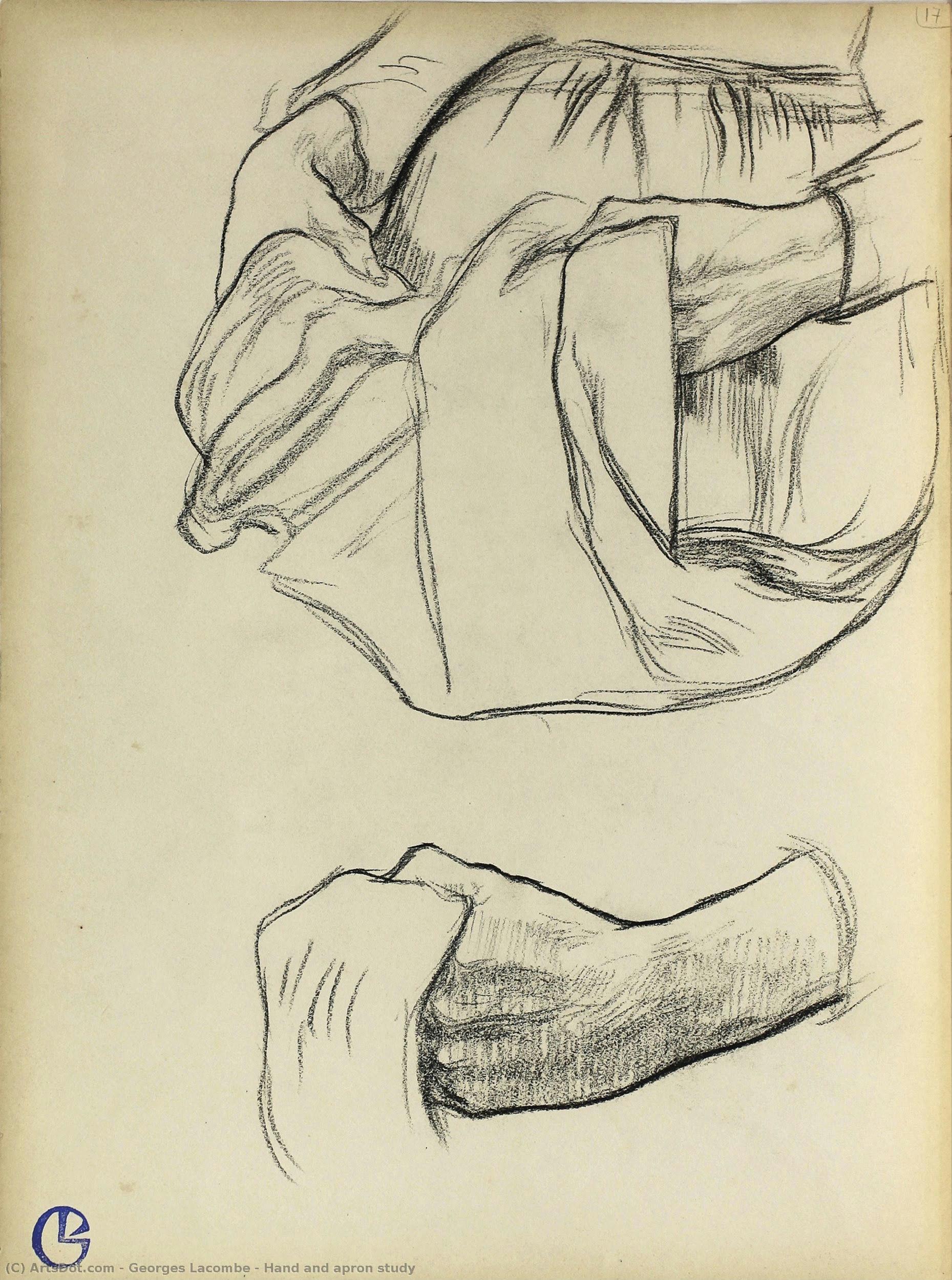 Hand And Apron Study — Georges Lacombe