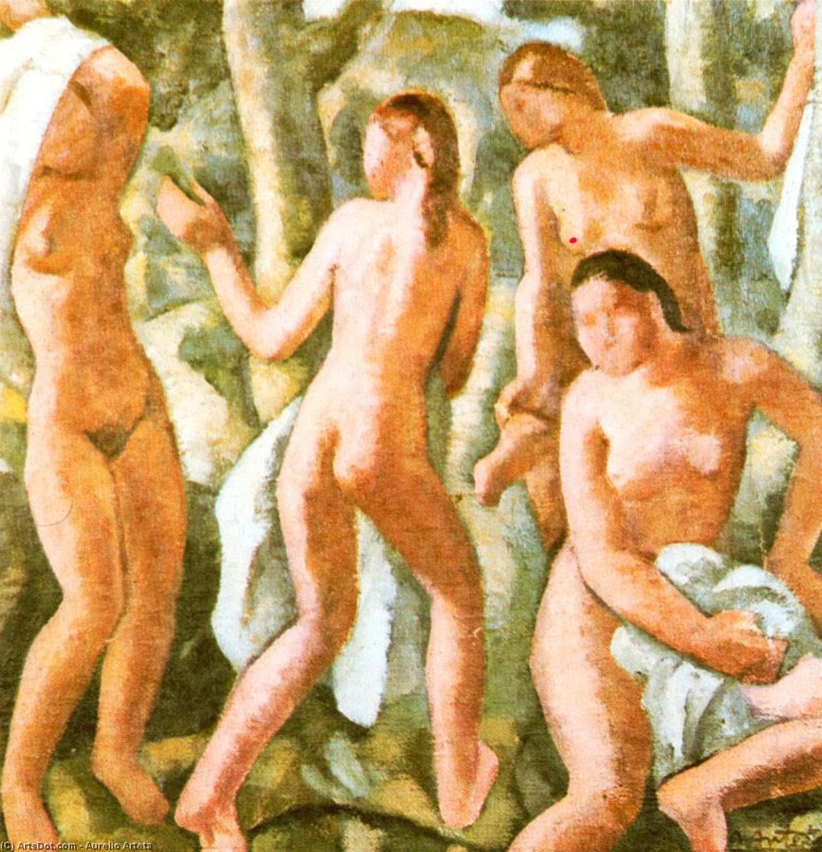 Bañistas — Аурелио Артета