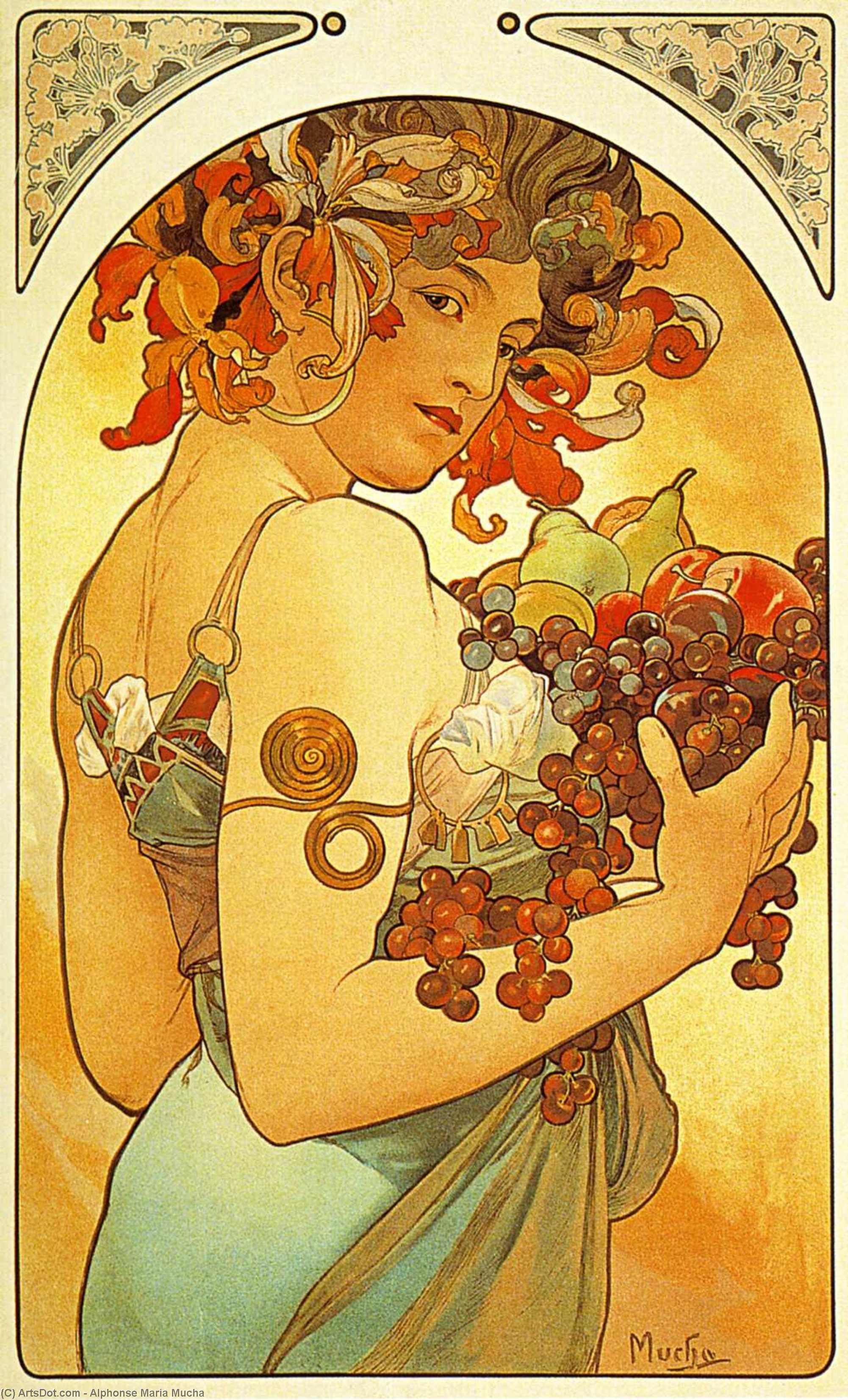Fruit — Alphonse Mucha