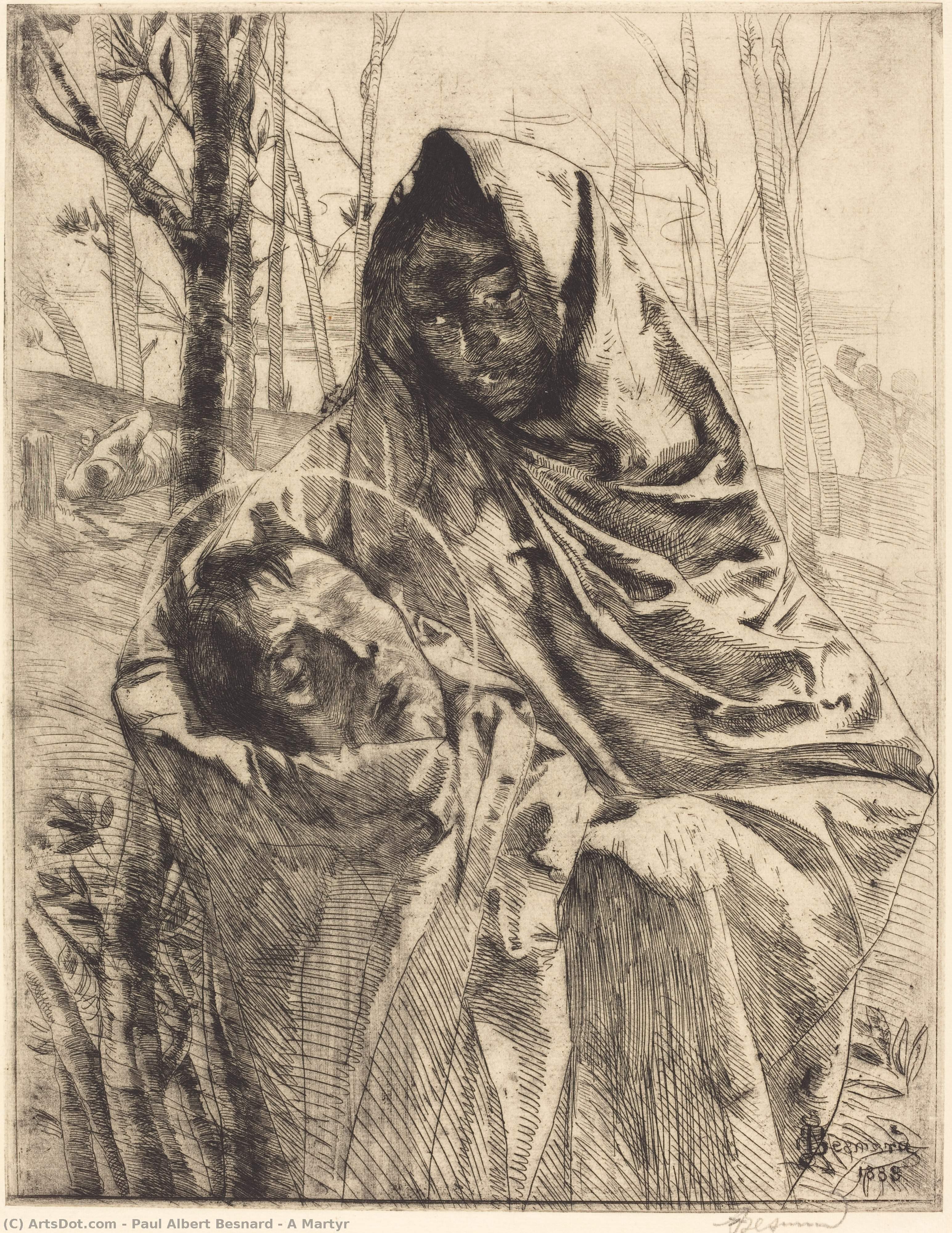 A Martyr — Paul Albert Besnard