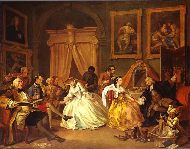 Die Morgengesellschaft Der Gräfin — William Hogarth