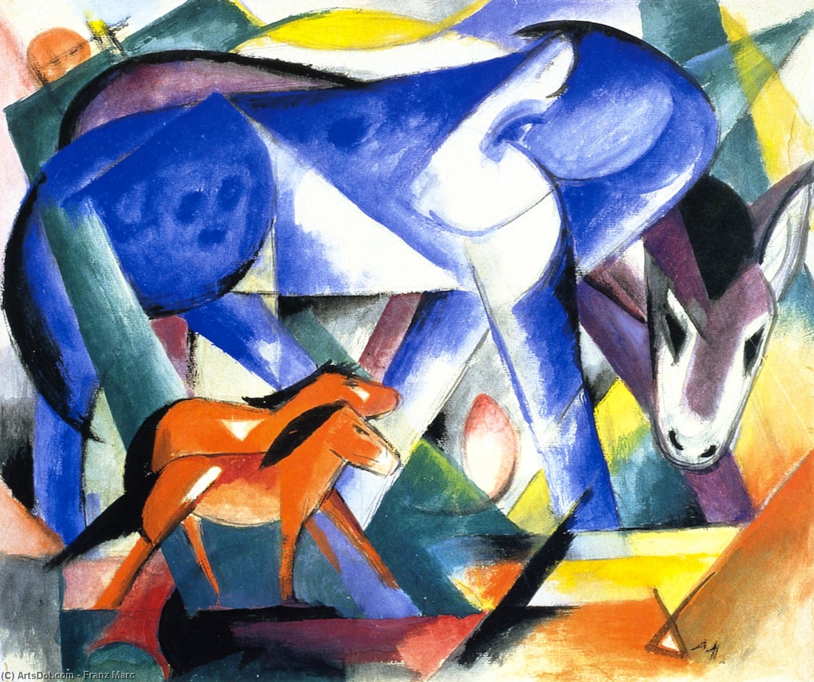 The First Animals — Franz Marc