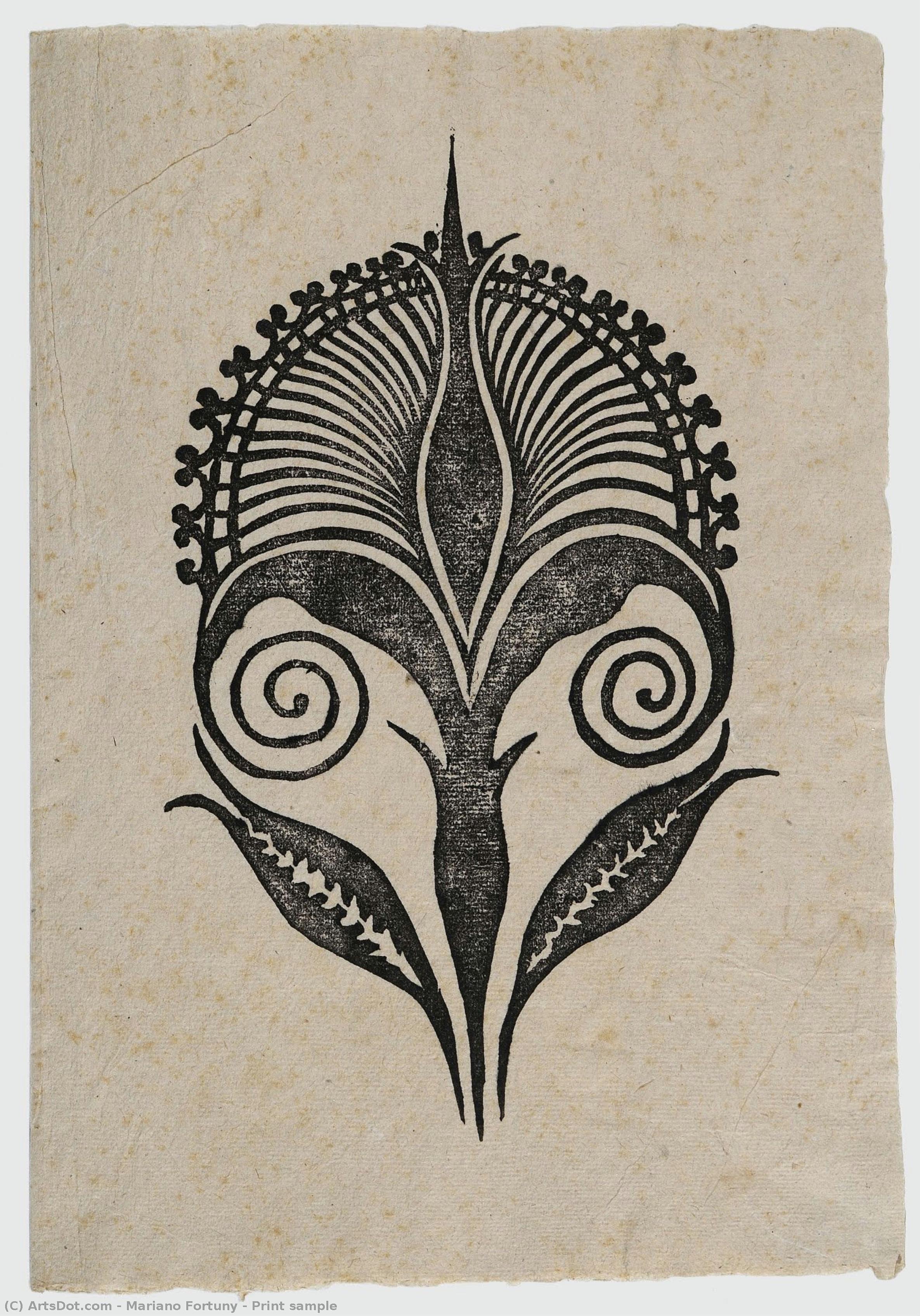 Print Sample — Mariano Fortuny