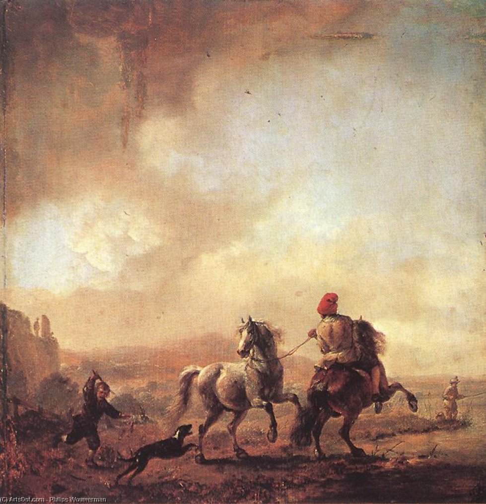 Two Horses — Philips Wouwermans