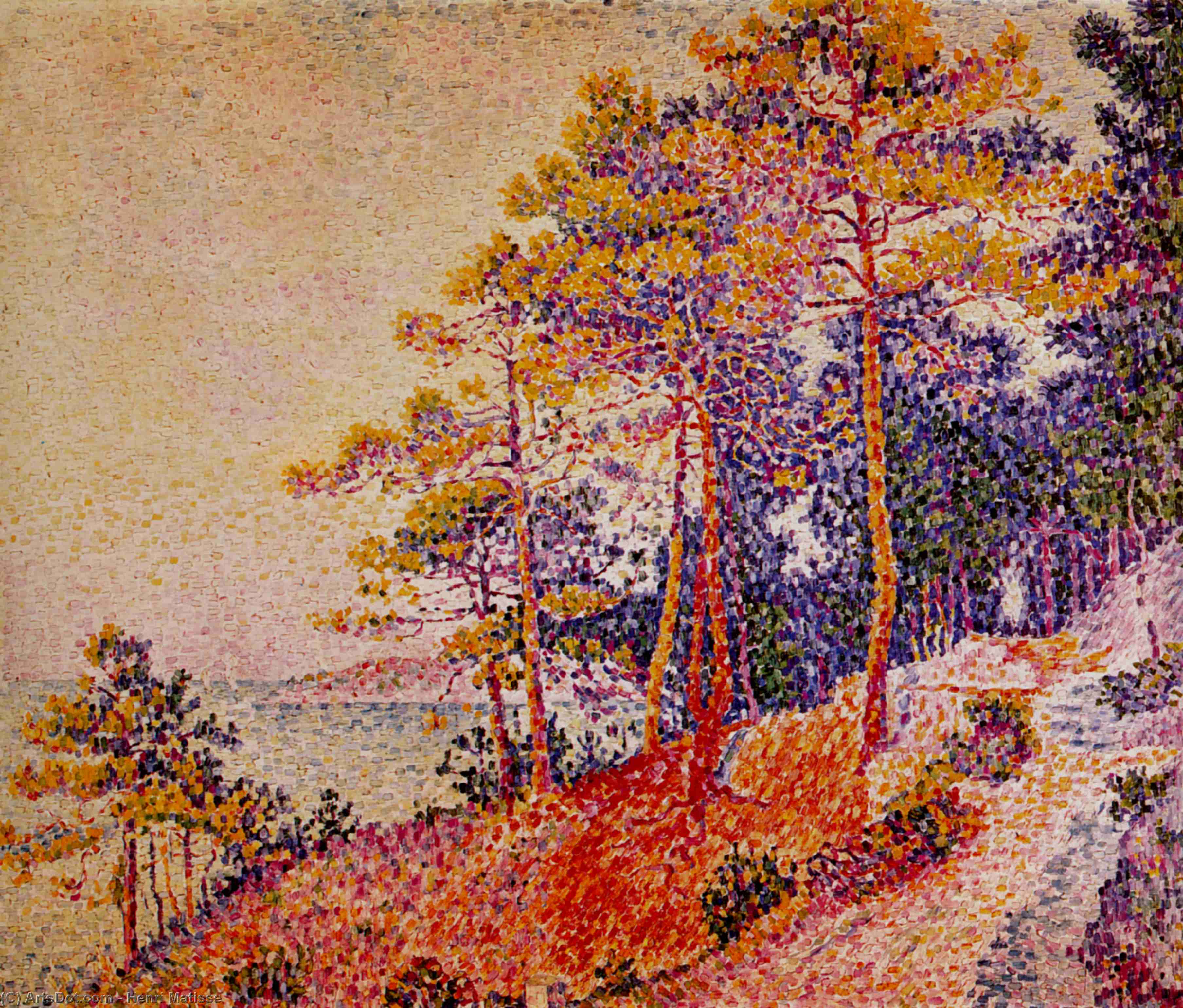 Paul Signac Saint Tropez Grenoble, Musée Des Beaux-arts — Henri Matisse