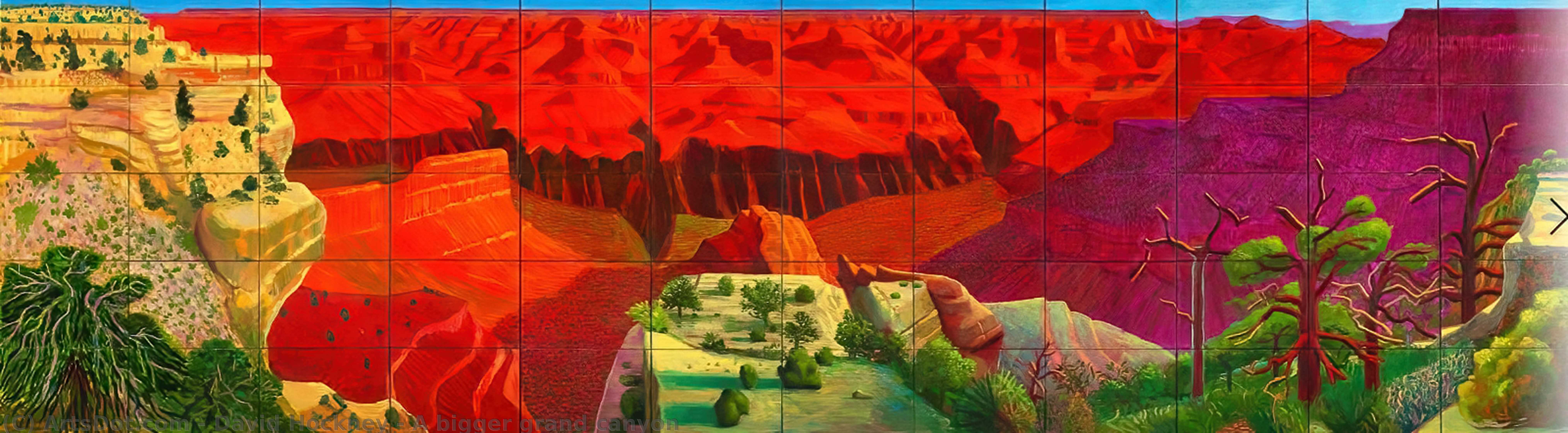 Ein Größerer Grand Canyon — David Hockney