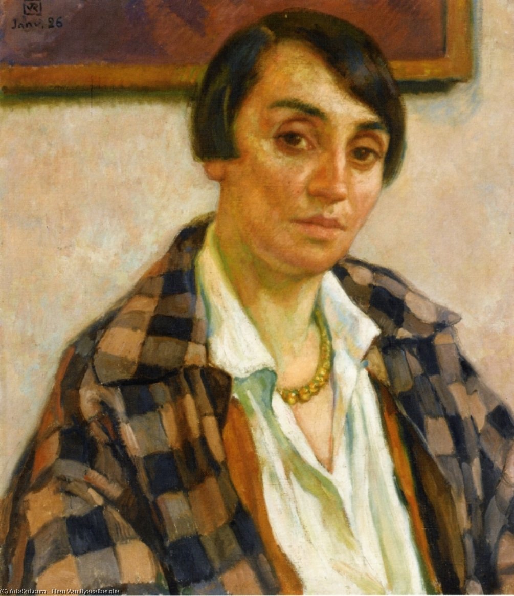 Ritratto Di Elizabeth Van Rysselberghe — Theo Van Rysselberghe