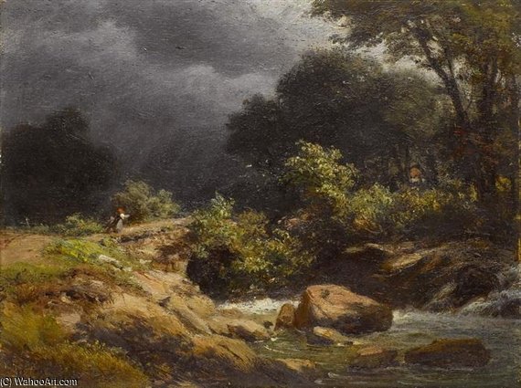 Studie Zum Gemälde — Robert Zund