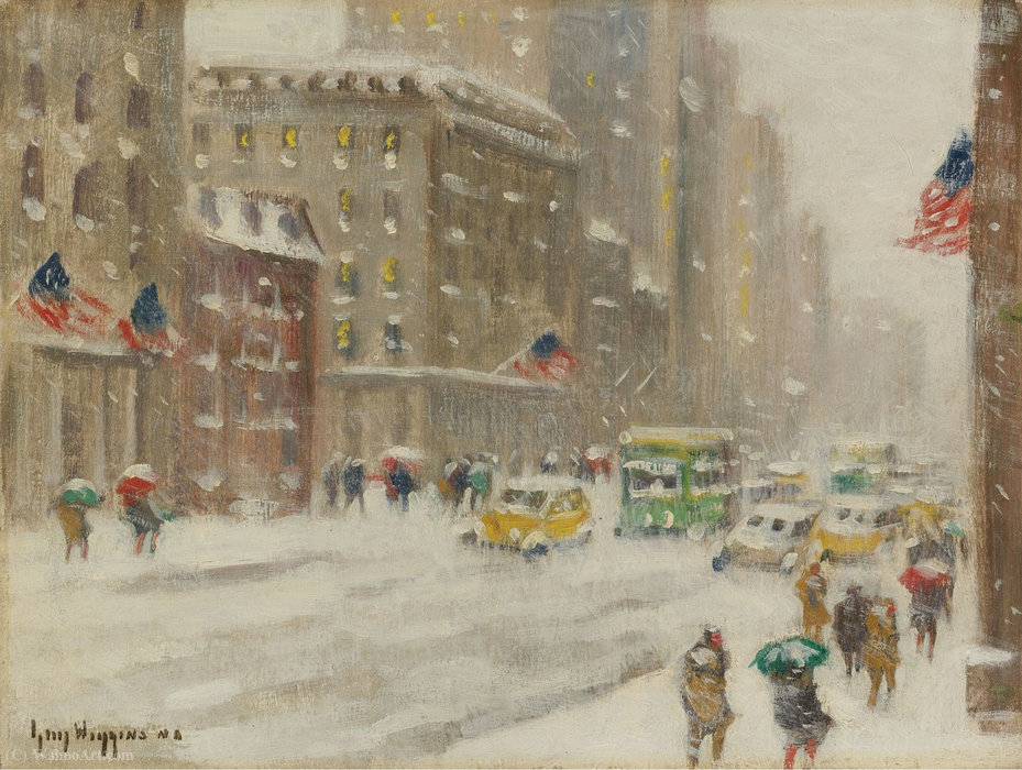 Fifth Avenue Storm — Guy Carleton Wiggins