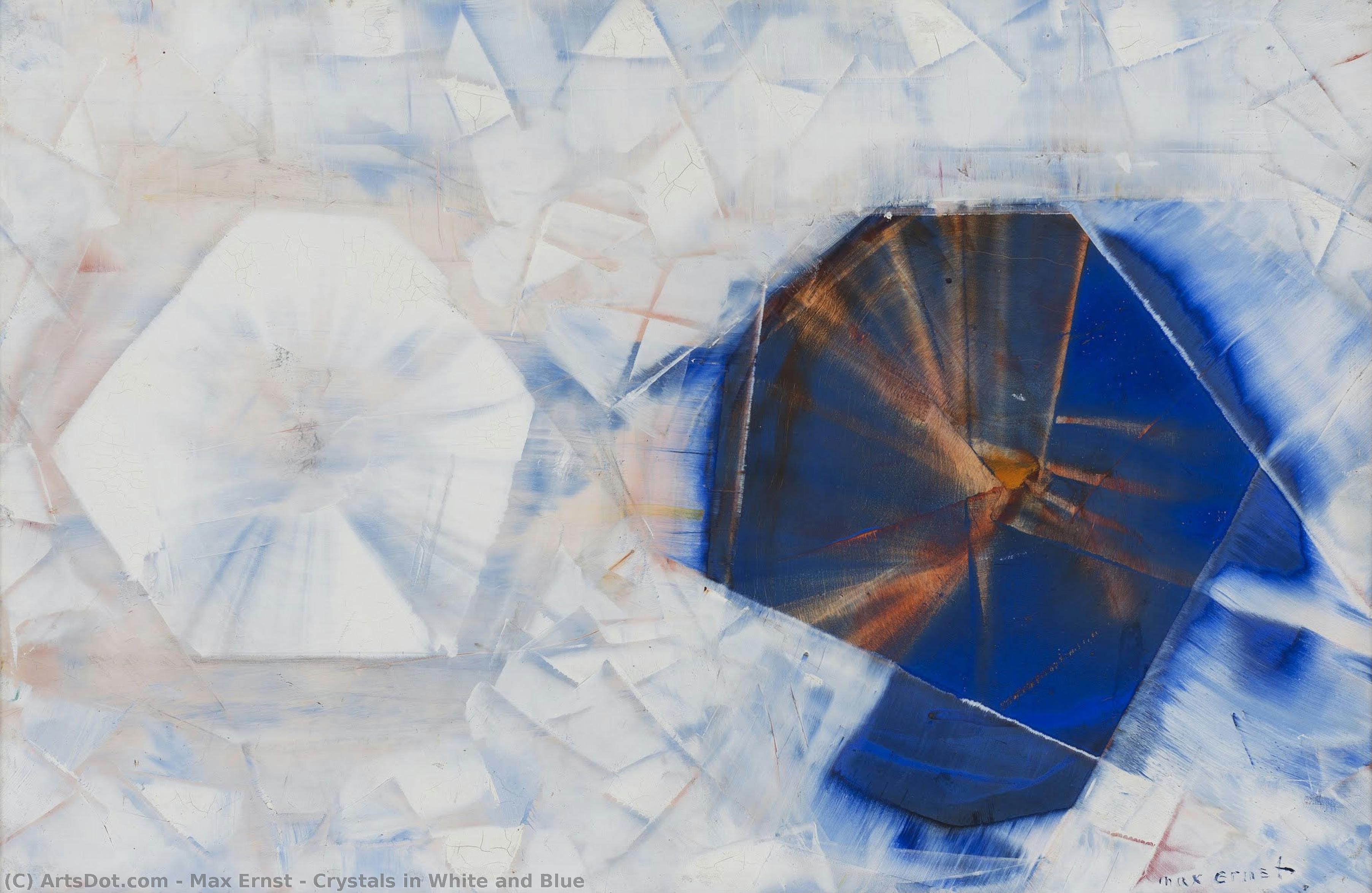 Crystals In White And Blue — Макс Ернст