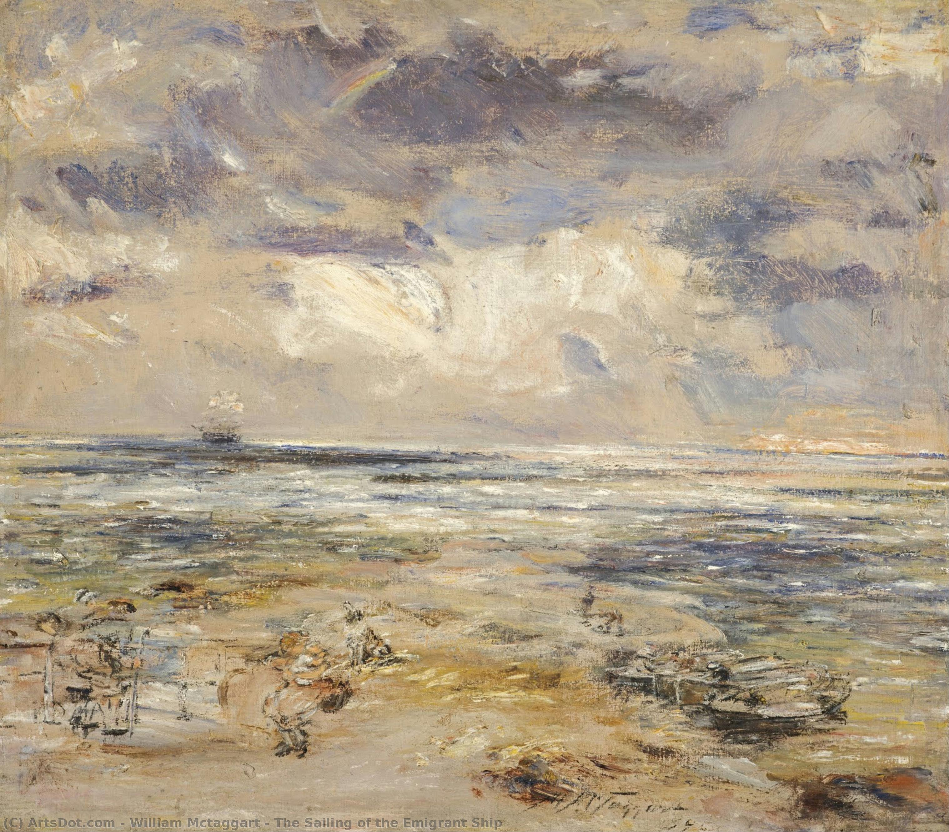 Die Reise Der Emigrantenschiff — William Mctaggart