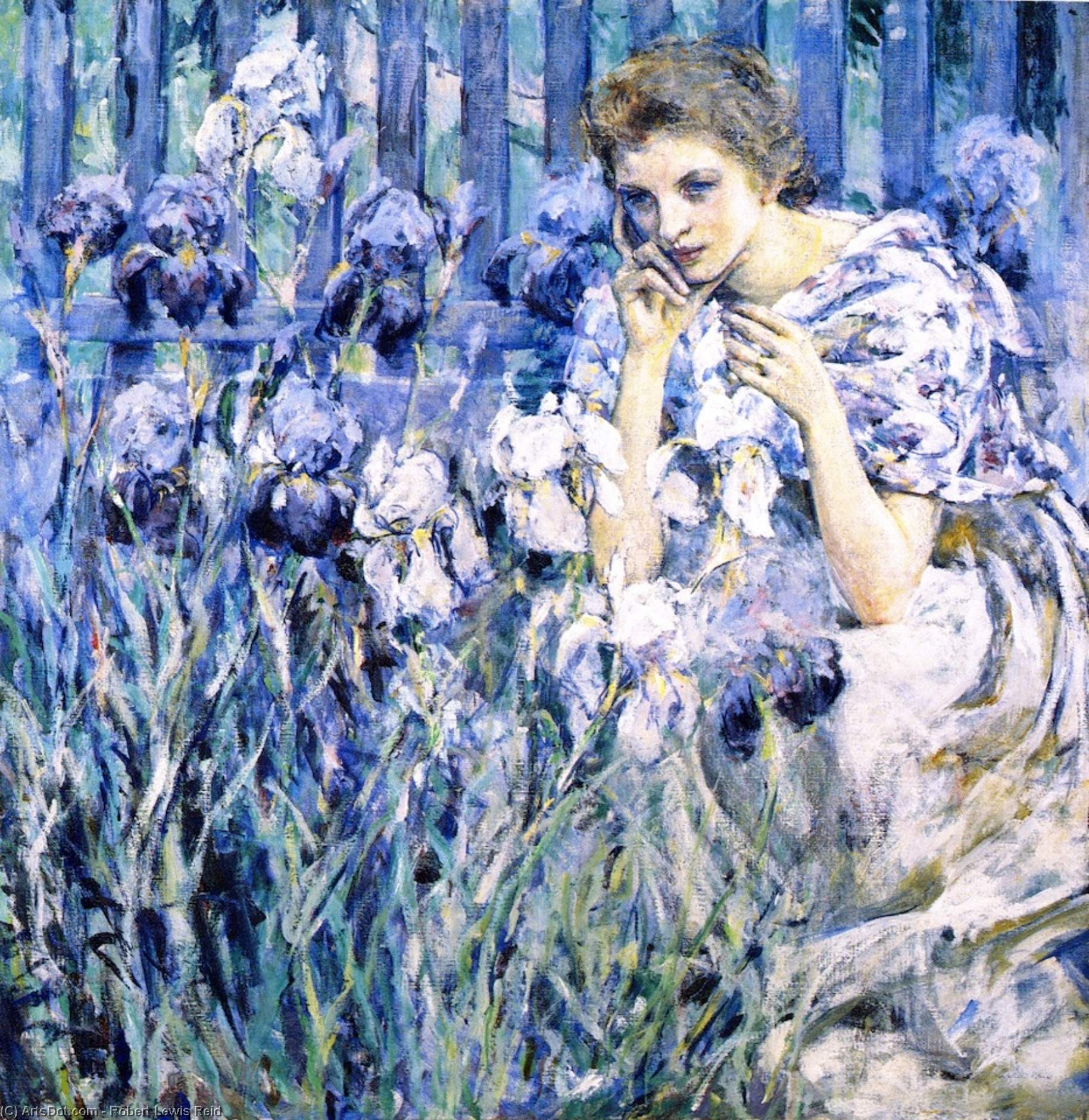 Fleur-de-lis (translated To Italian: Fiore Appunto) — Robert Lewis Reid