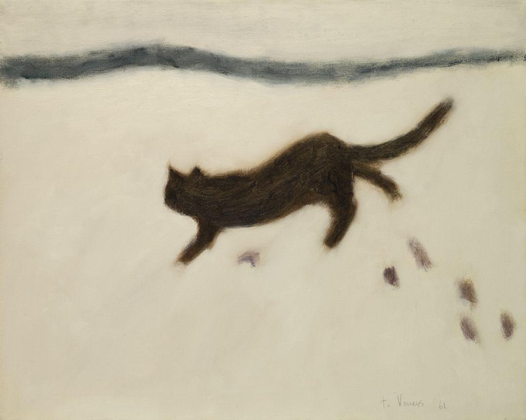 Cat In Snow — Tony Vevers