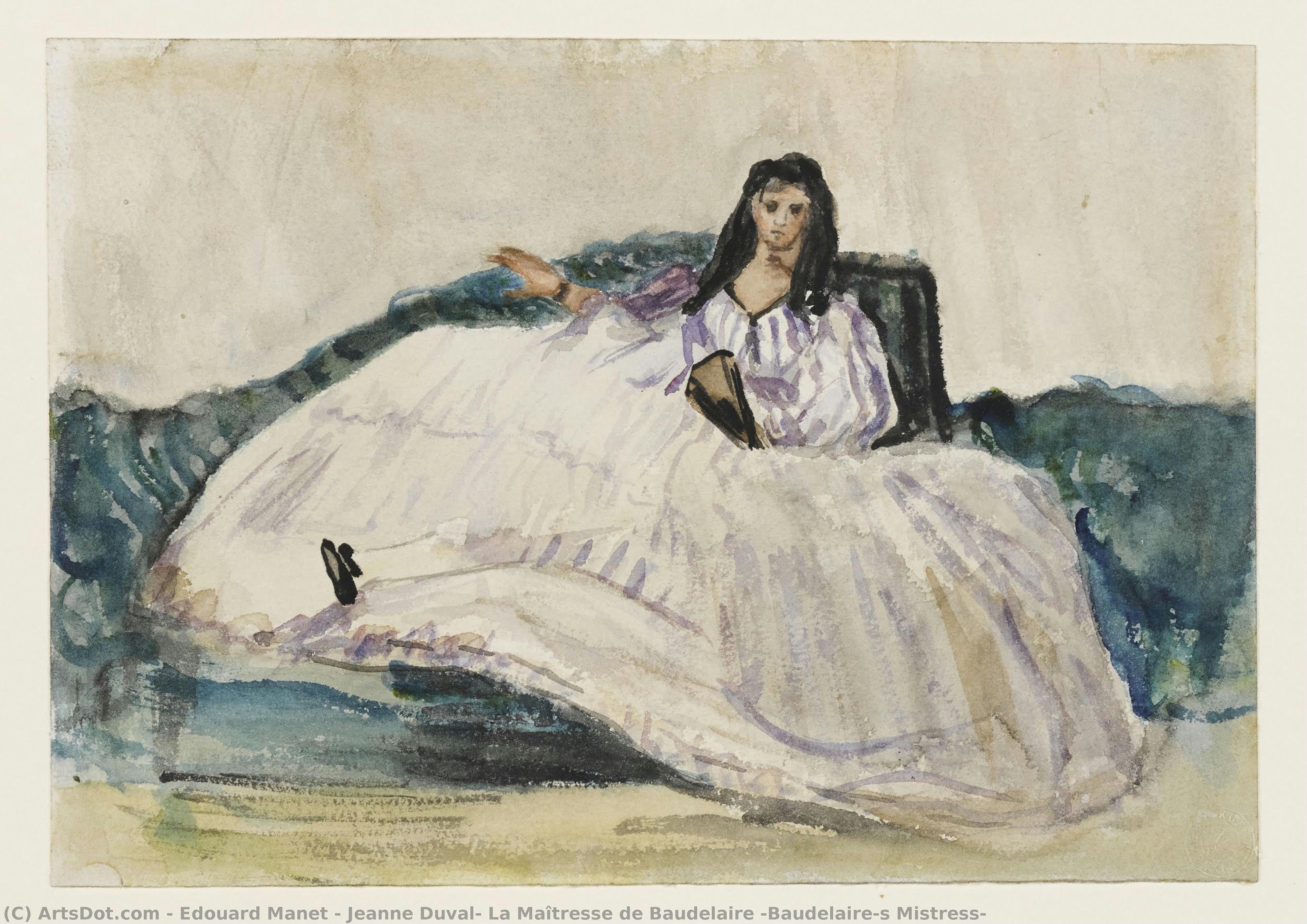 Jeanne Duval: La Maîtresse De Baudelaire (baudelaire’s Mistress) — Édouard Manet