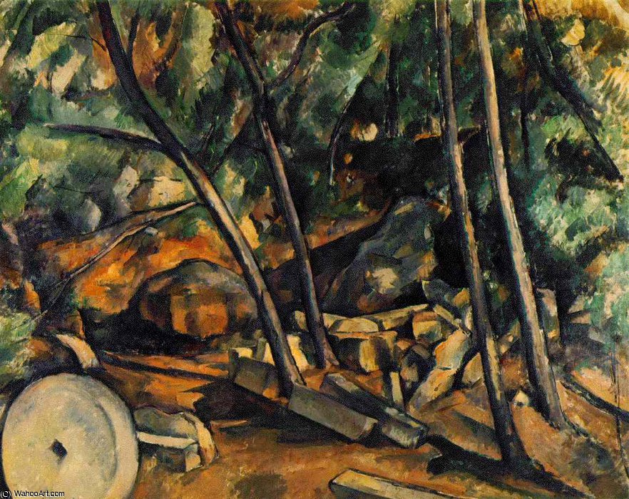 Bosco Con Molinello, 1898-1900, Coll. Mrs Carroll S.t — Paul Cézanne