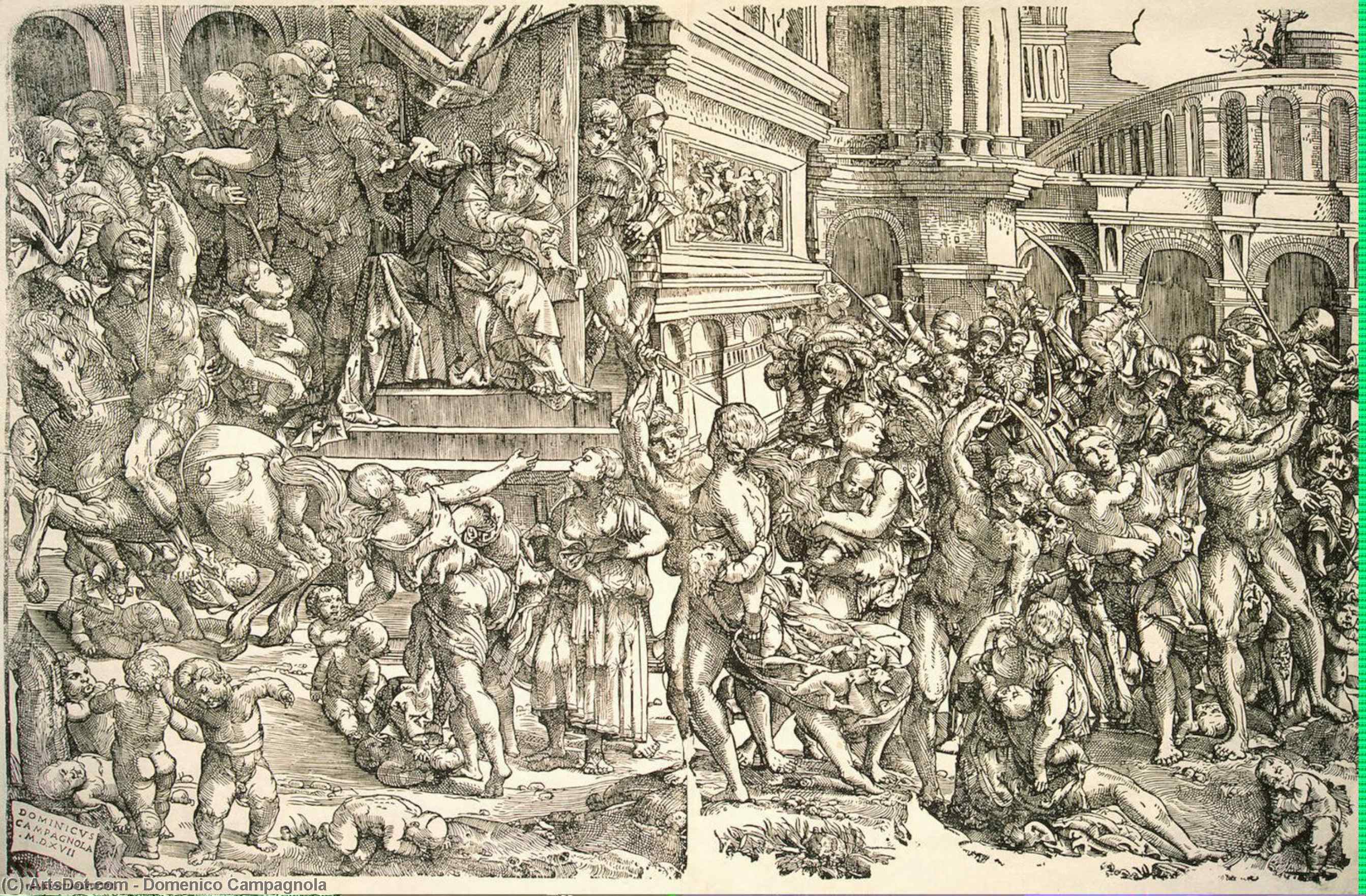 Massacre Of The Innocents — Domenico Campagnola