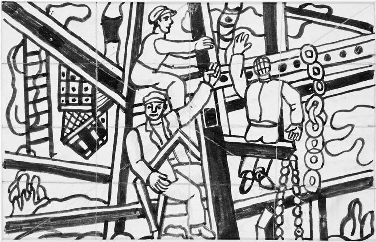 Study For Builders — Fernand Léger
