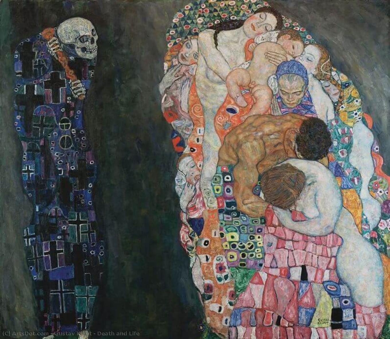 Morte E Vida — Gustav Klimt