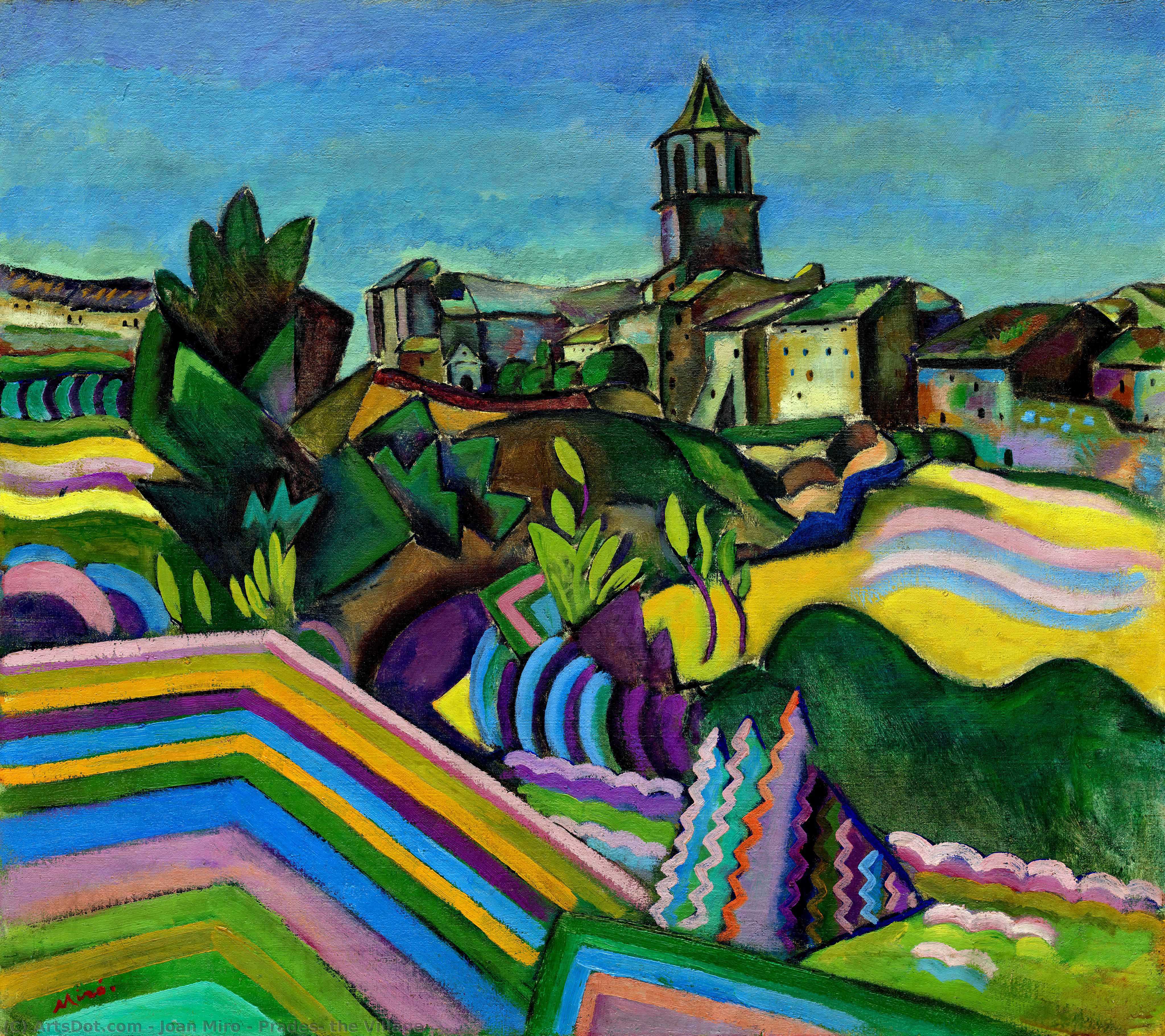 Prades, The Village — Joan Miró