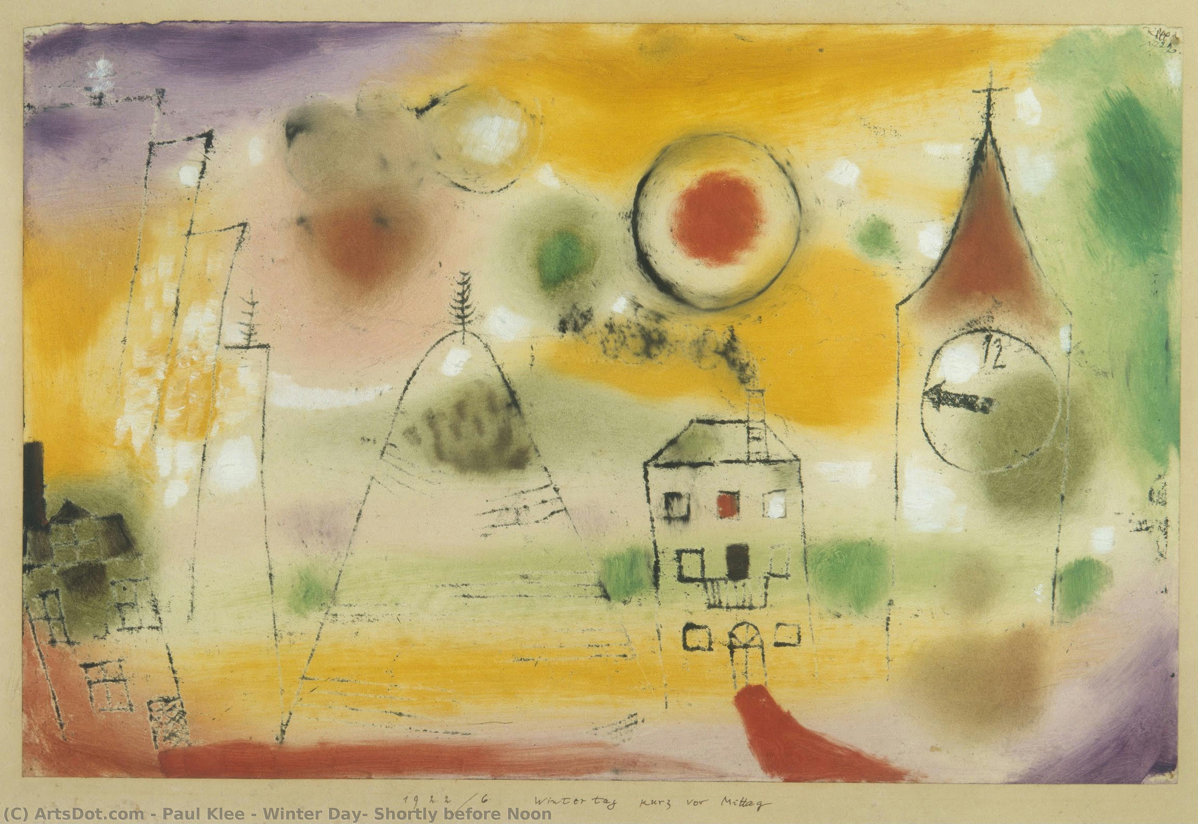 Wintertag Kurz Vor Mittag — Paul Klee