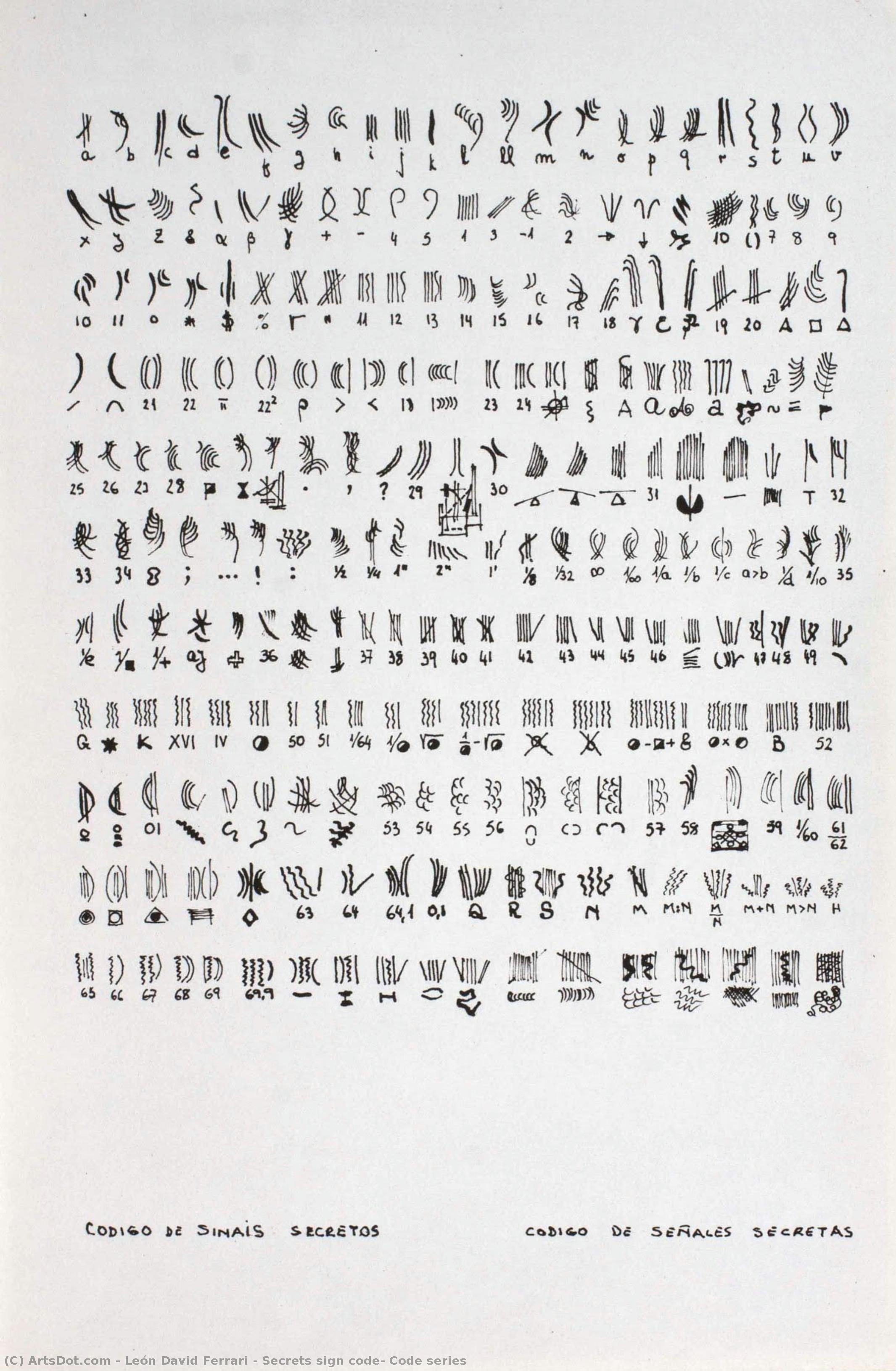 Secrets Sign Code, Code Series — León David Ferrari