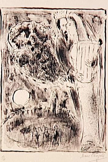 David And Bathsheba — Marc Chagall