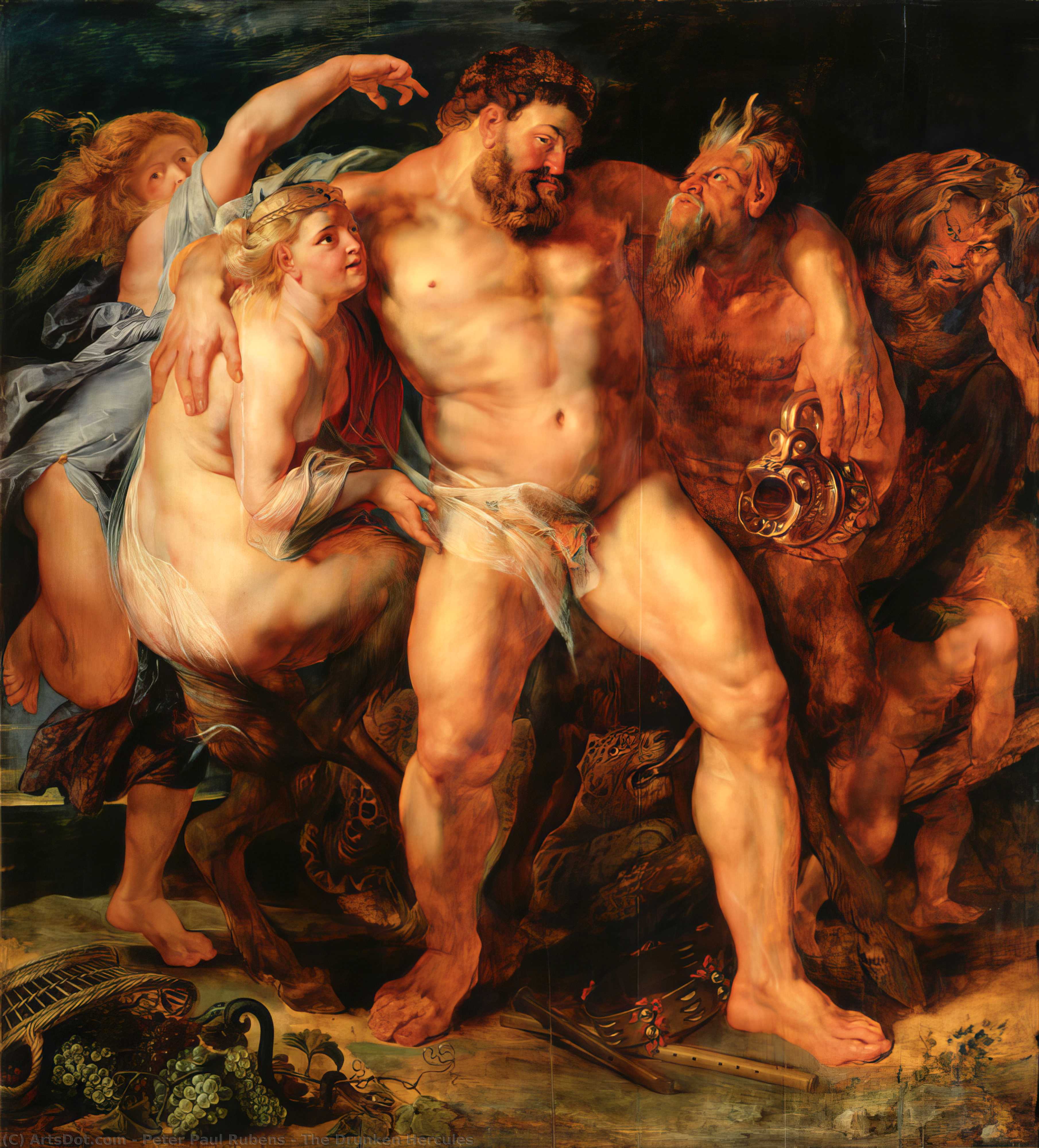 El Hércules Ebrio — Pedro Pablo Rubens