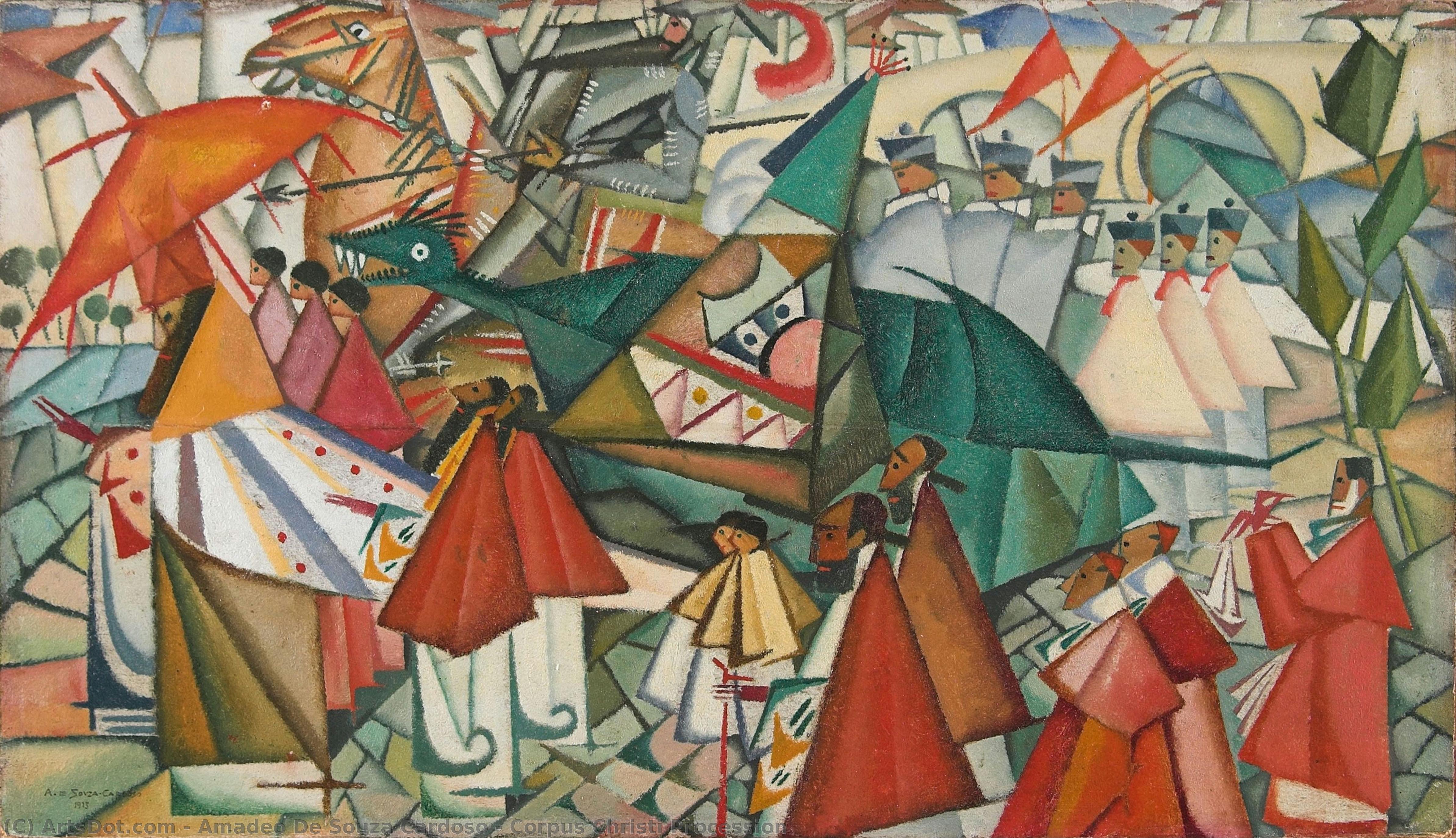 Procissão Do Corpus Christi — Amadeo De Souza-cardoso